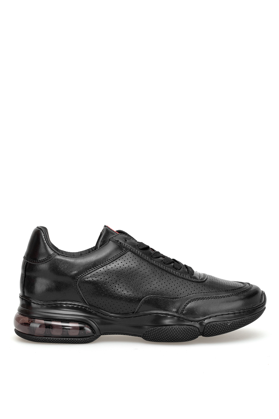 Lufian 111230301 Luke Erkek Hakiki Deri Klasik Sneaker Siyah