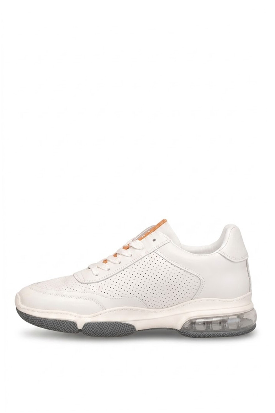 Lufian 111230301 Luke Erkek Hakiki Deri Klasik Sneaker Beyaz