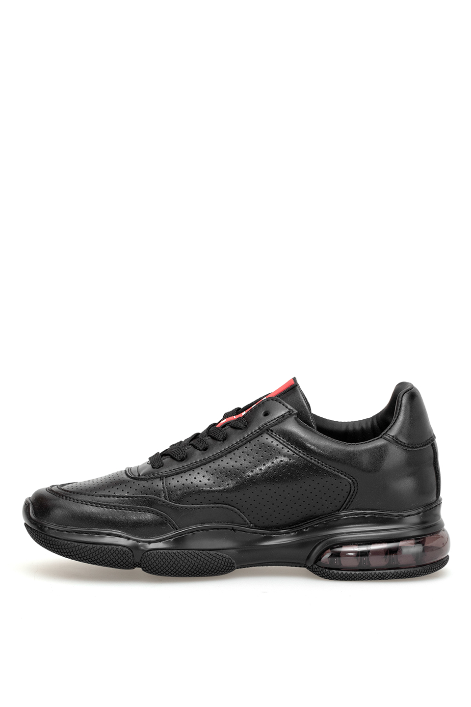 Lufian 111230301 Luke Erkek Hakiki Deri Klasik Sneaker Siyah