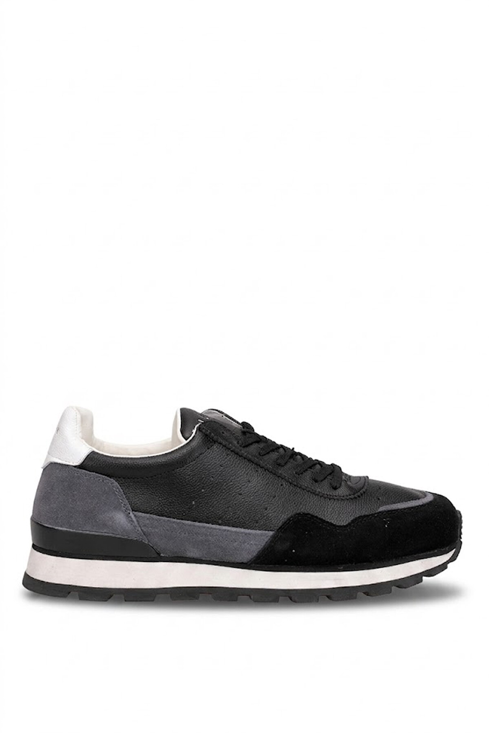 Lufian 111230302 Leo Erkek Hakiki Deri Klasik Sneaker Siyah