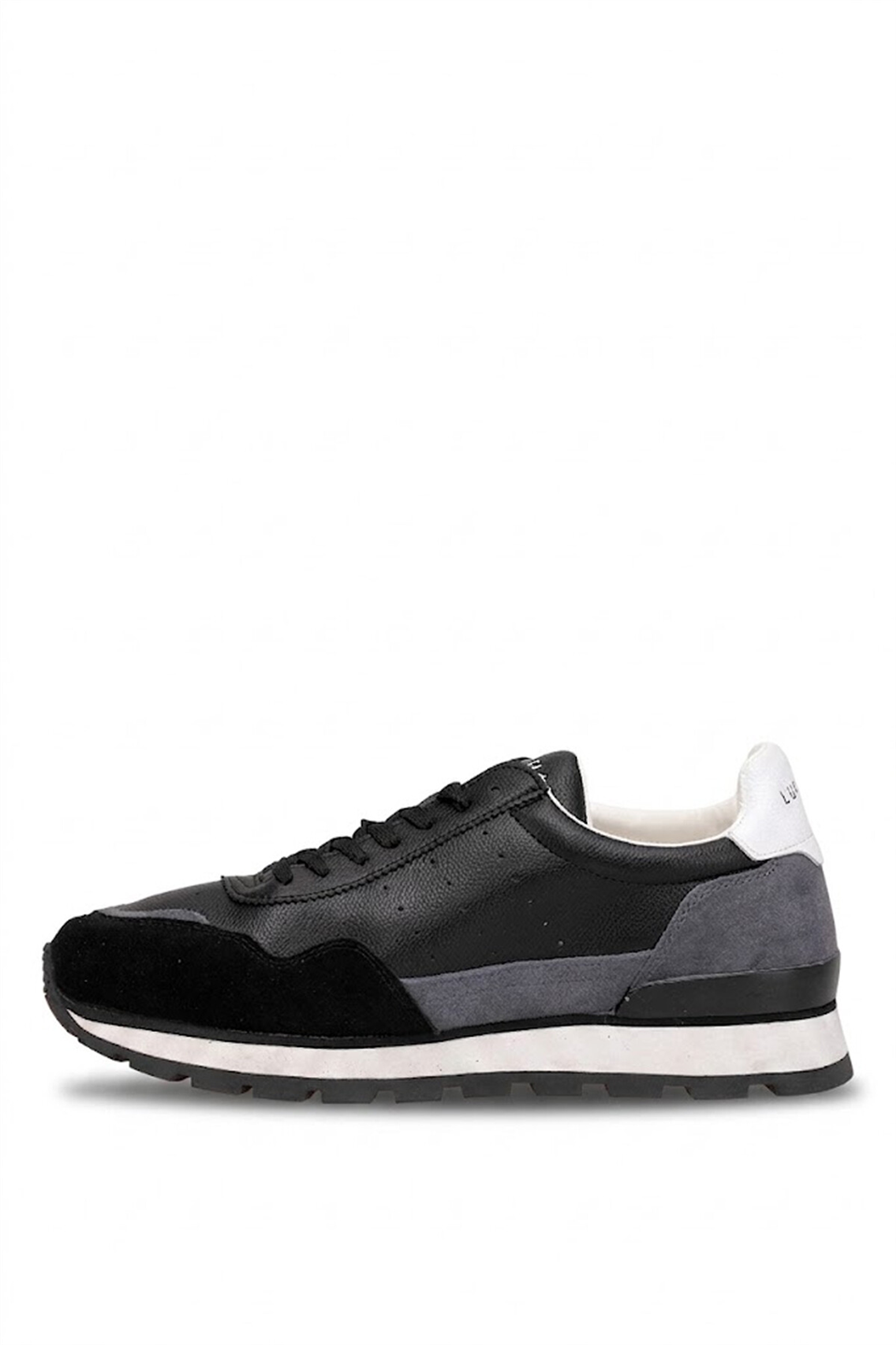 Lufian 111230302 Leo Erkek Hakiki Deri Klasik Sneaker Siyah