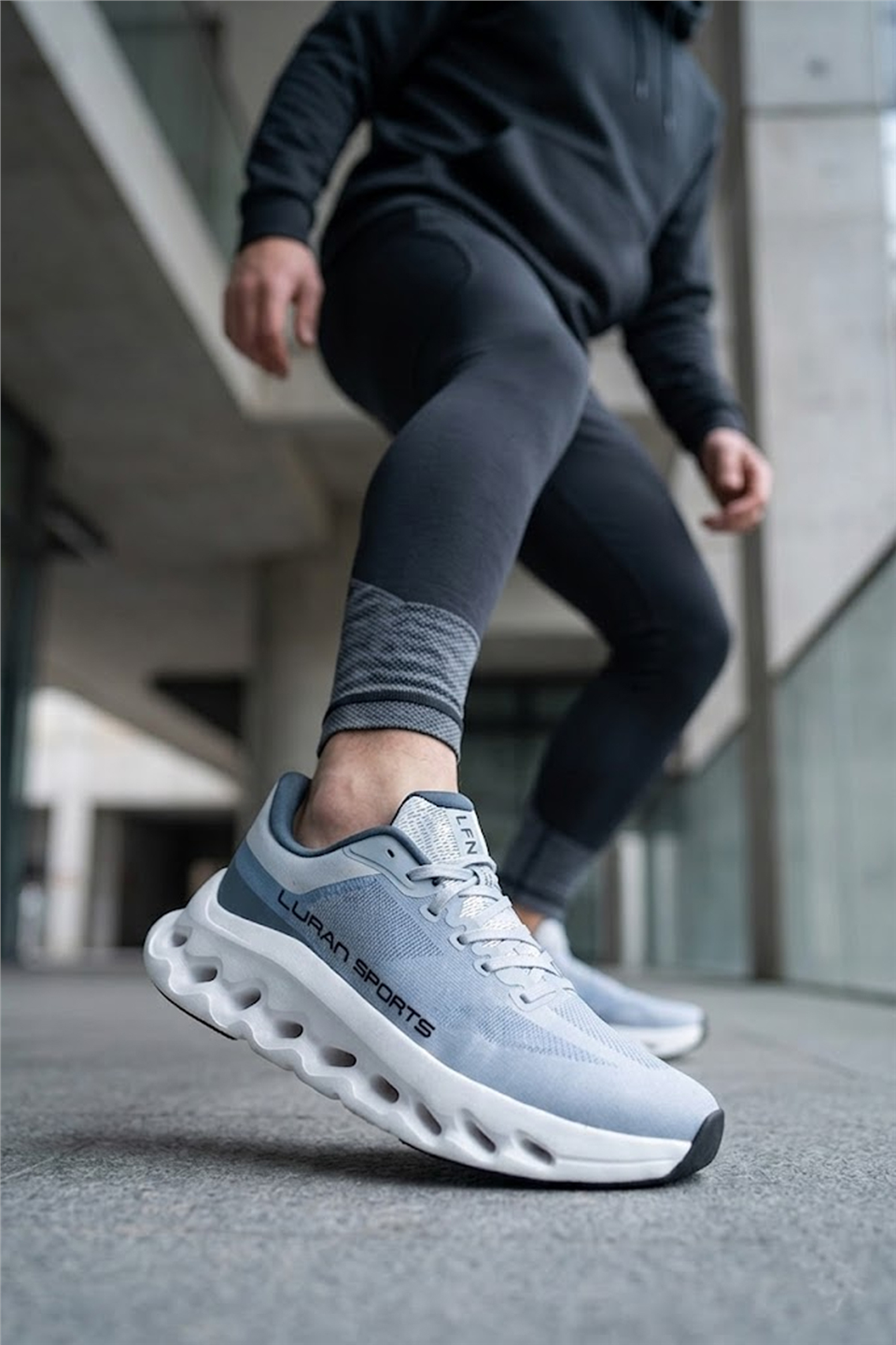 Lufian 111230320 Hunter Erkek Klasik Sneaker Mavi