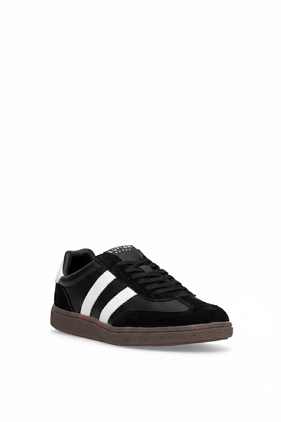 Lufian 111230322 Mike Erkek Hakiki Deri Klasik Sneaker Siyah