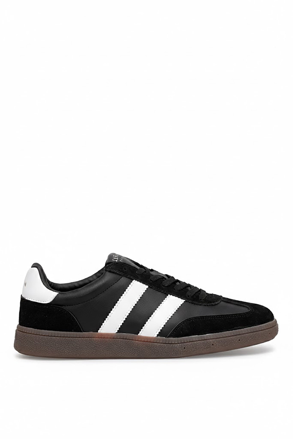 Lufian 111230322 Mike Erkek Hakiki Deri Klasik Sneaker Siyah