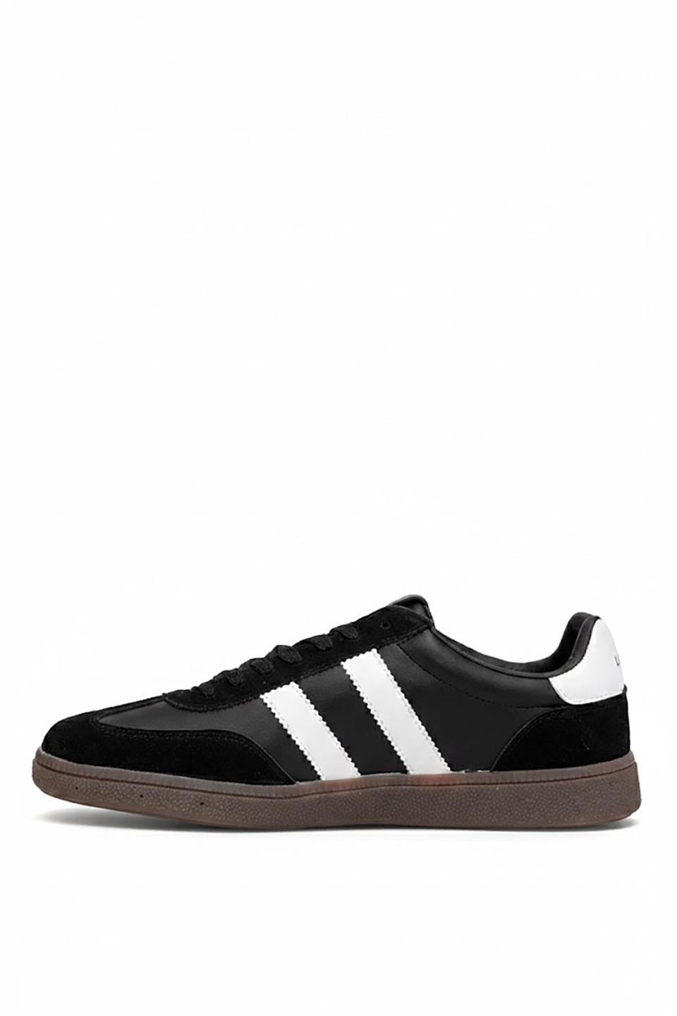 Lufian 111230322 Mike Erkek Hakiki Deri Klasik Sneaker Siyah