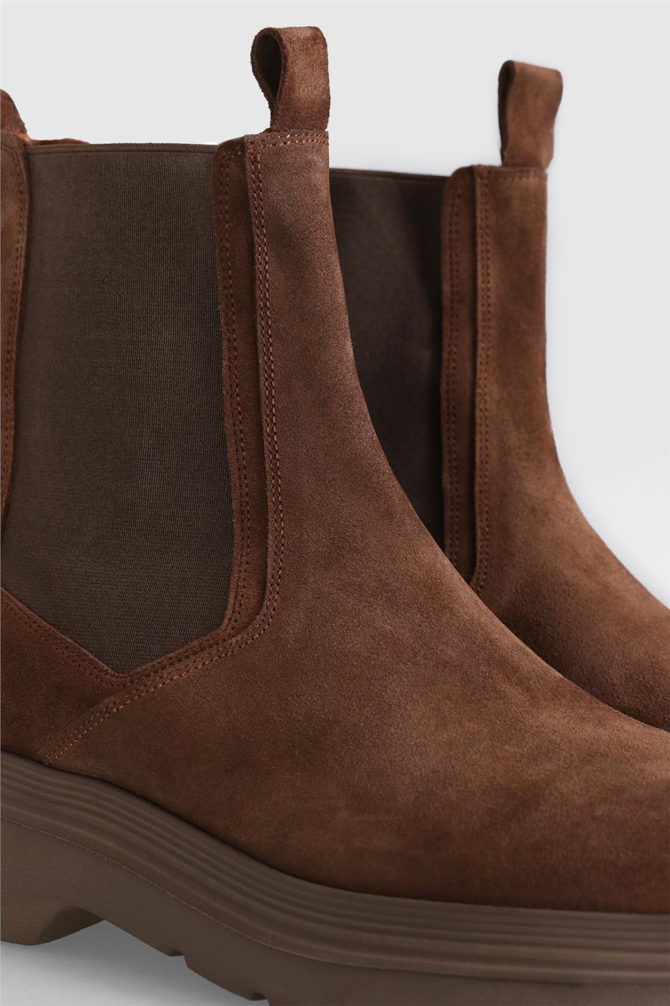 Lufian 112230216 Nelson Erkek Hakiki Deri Chelsea Bot Camel