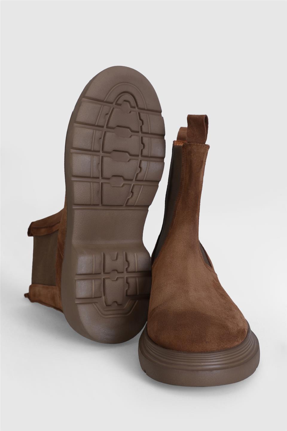 Lufian 112230216 Nelson Erkek Hakiki Deri Chelsea Bot Camel