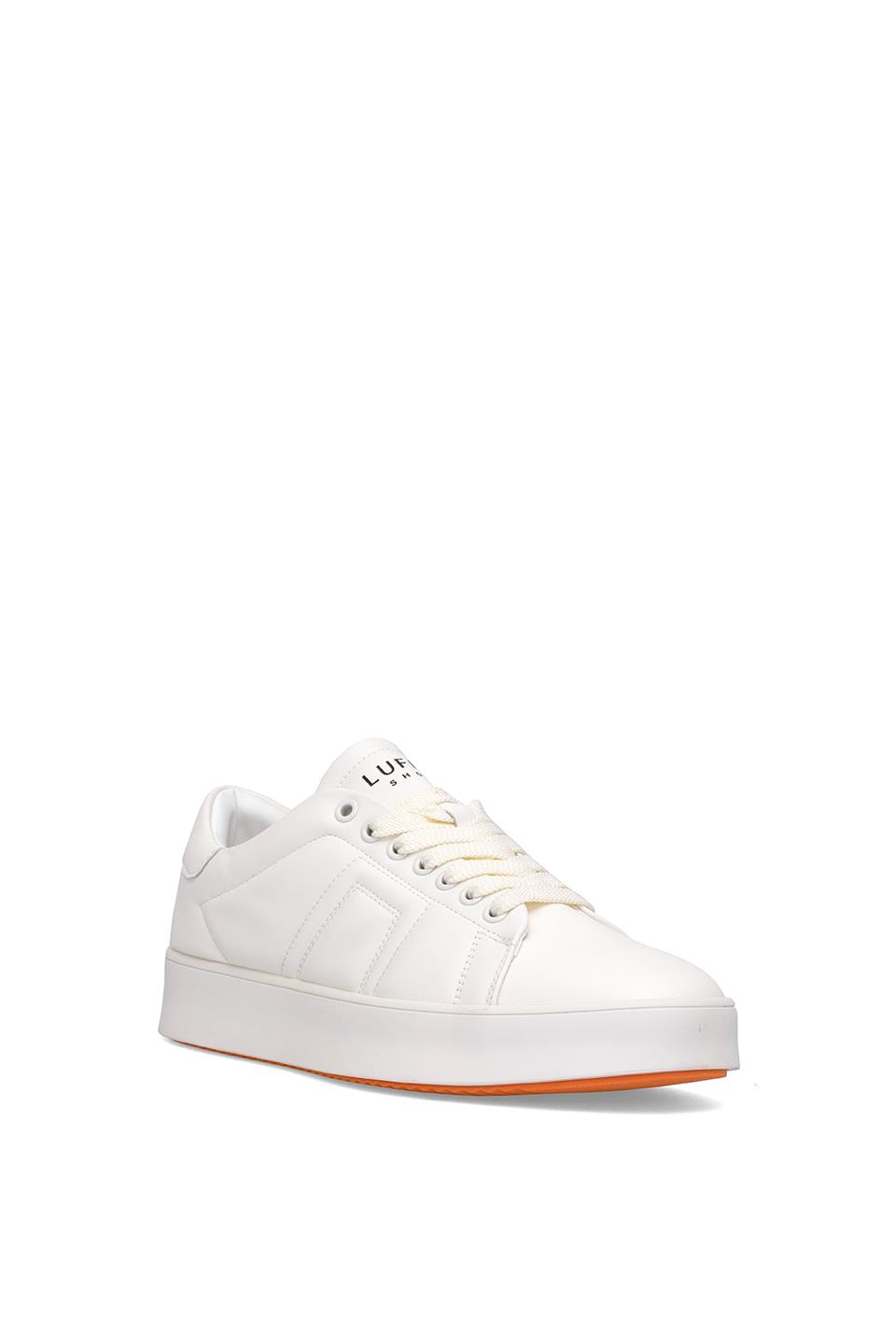 Lufian 112230227 Zeus 25K Erkek Hakiki Deri Klasik Sneaker Beyaz