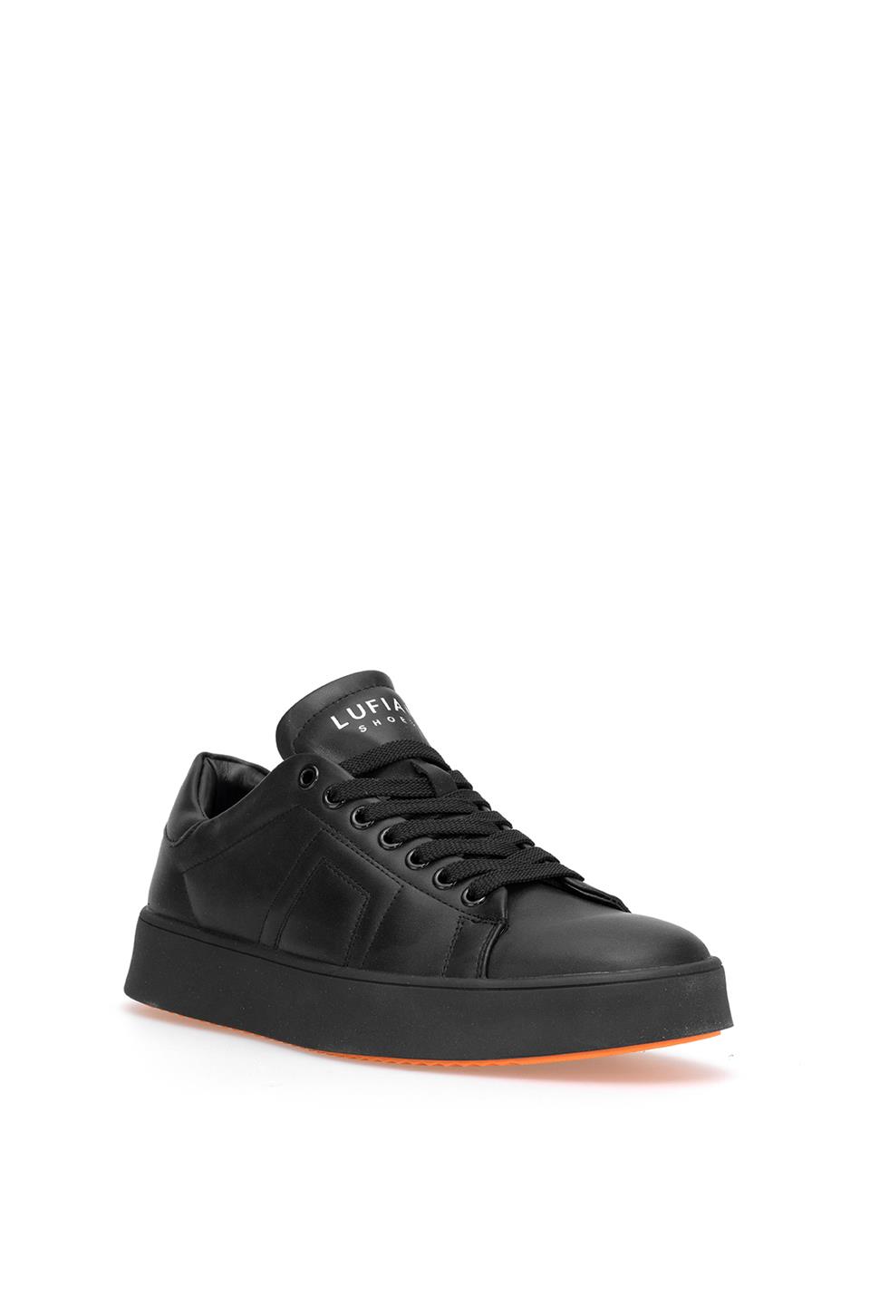 Lufian 112230227 Zeus 25K Erkek Hakiki Deri Klasik Sneaker Siyah