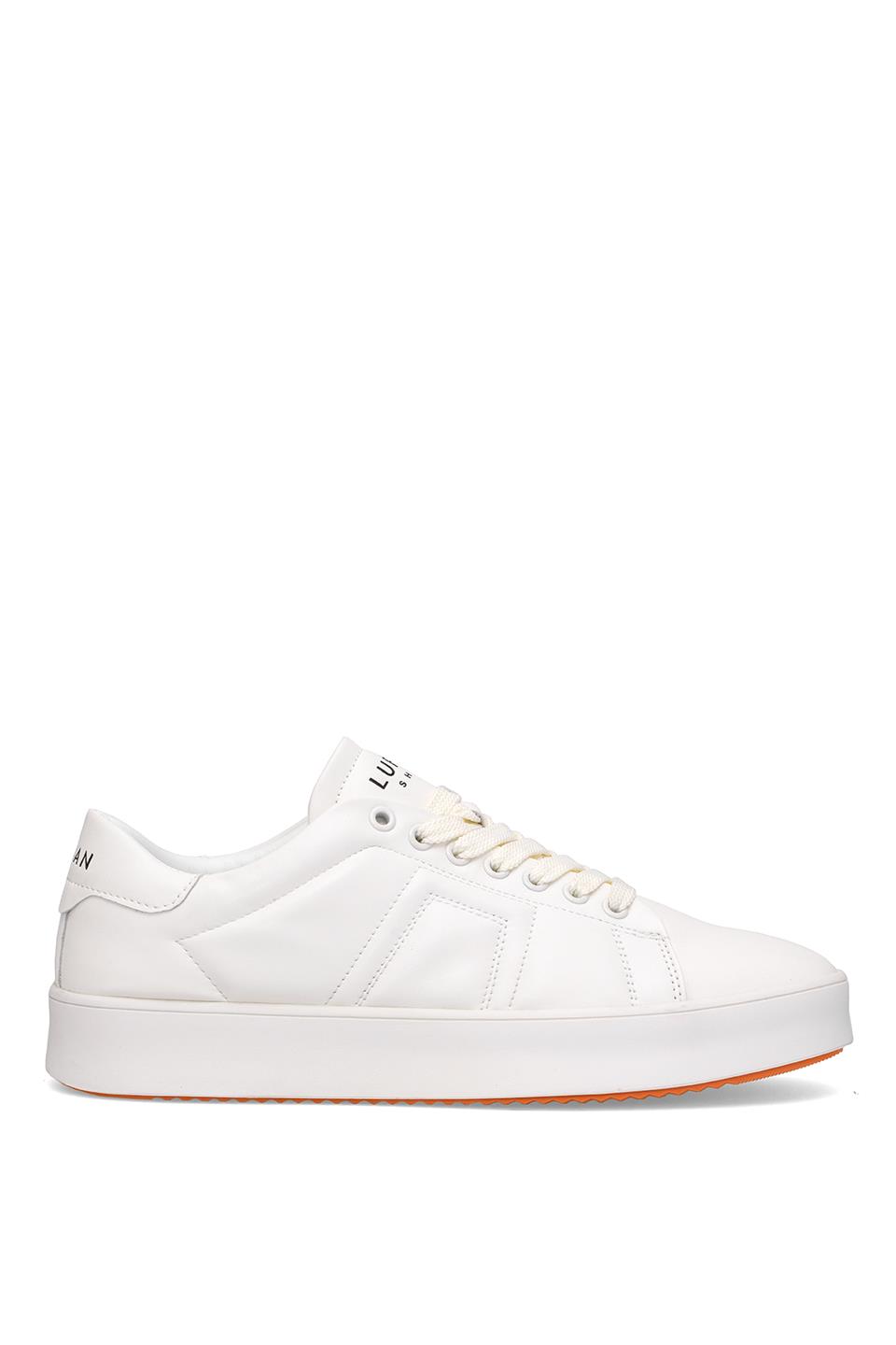 Lufian 112230227 Zeus 25K Erkek Hakiki Deri Klasik Sneaker Beyaz