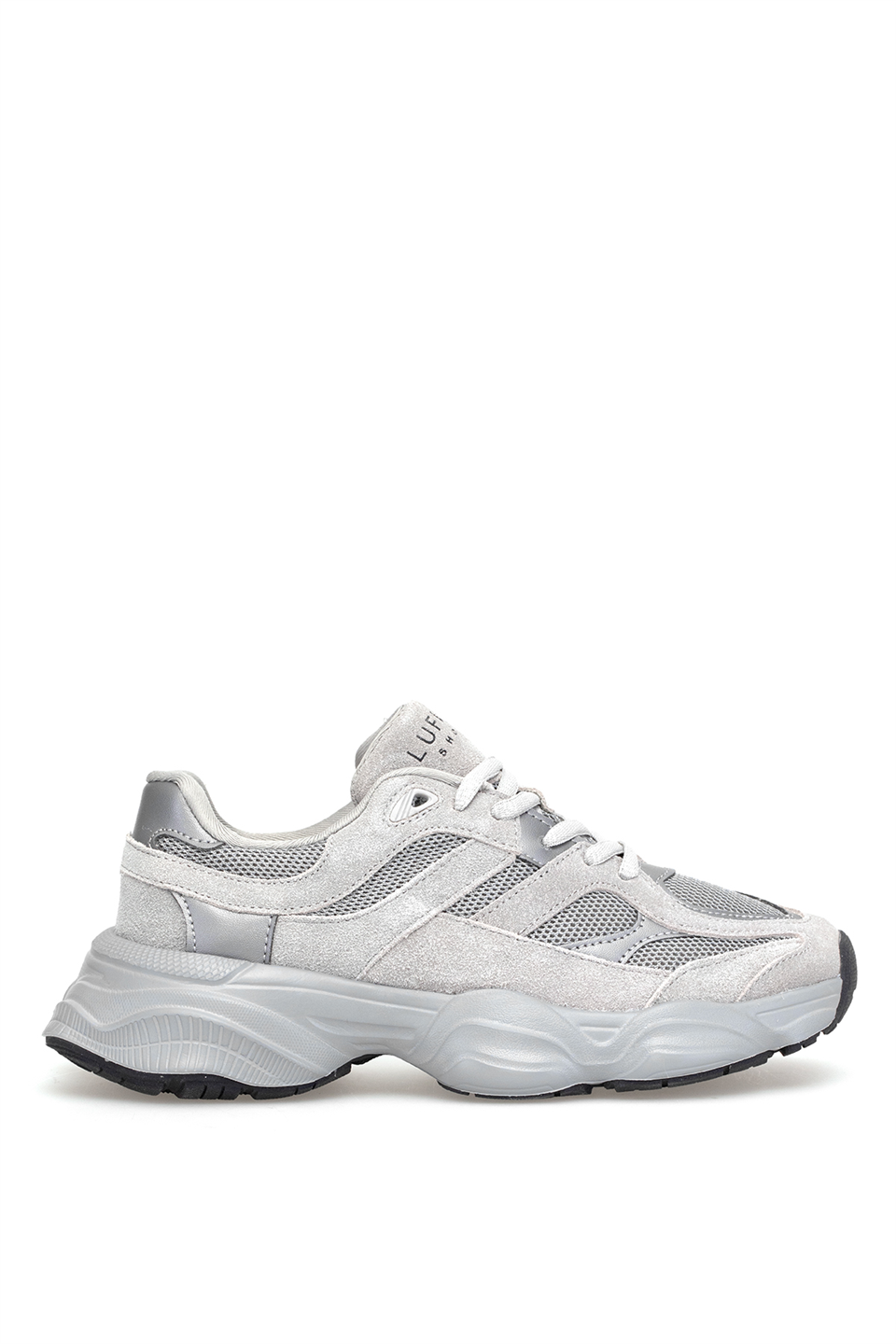 Lufian 112230240 Mark Erkek Hakiki Deri Klasik Sneaker Gri