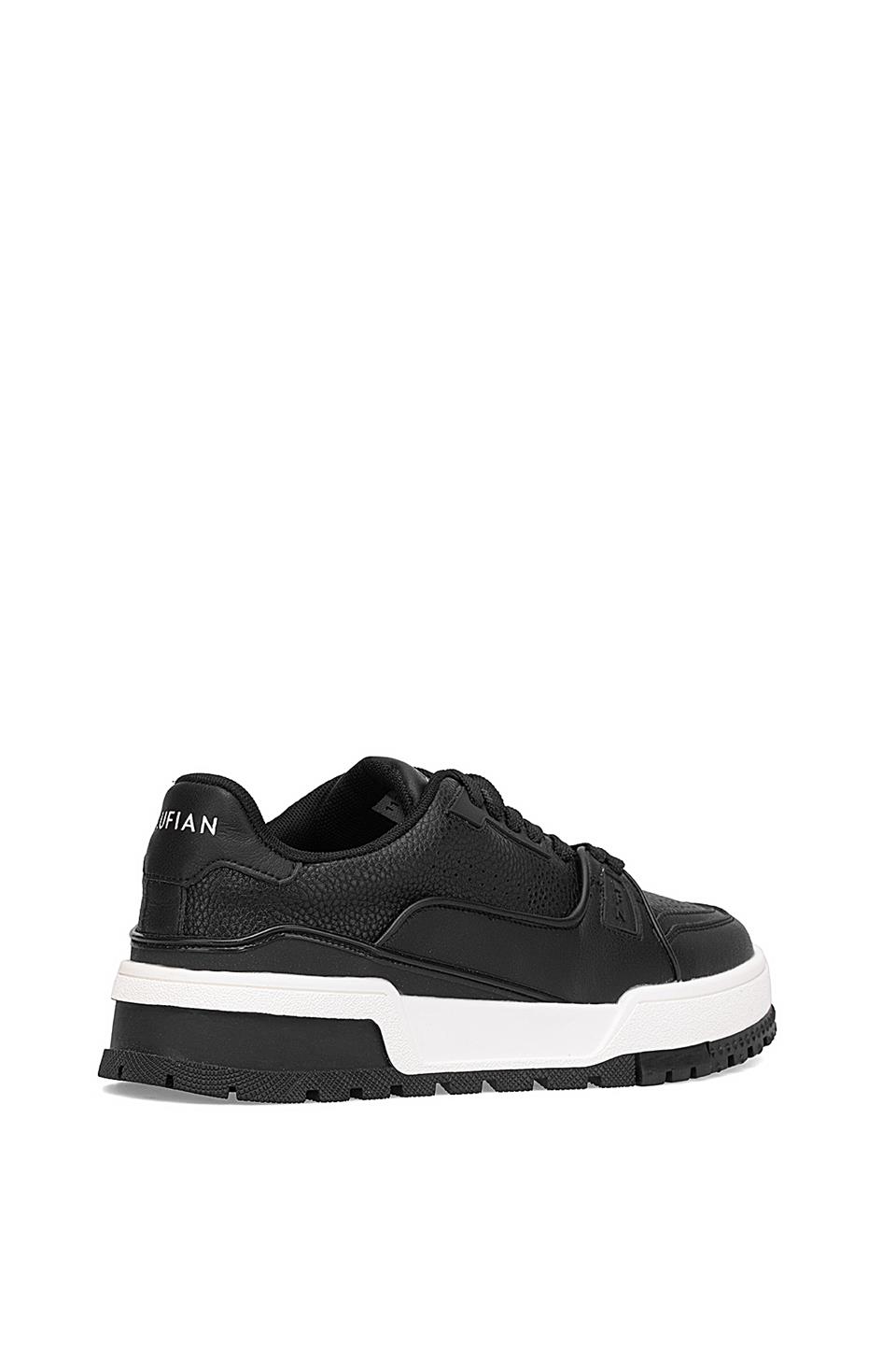 Lufian 112230250 Albert 25K Erkek Hakiki Deri Klasik Sneaker Siyah