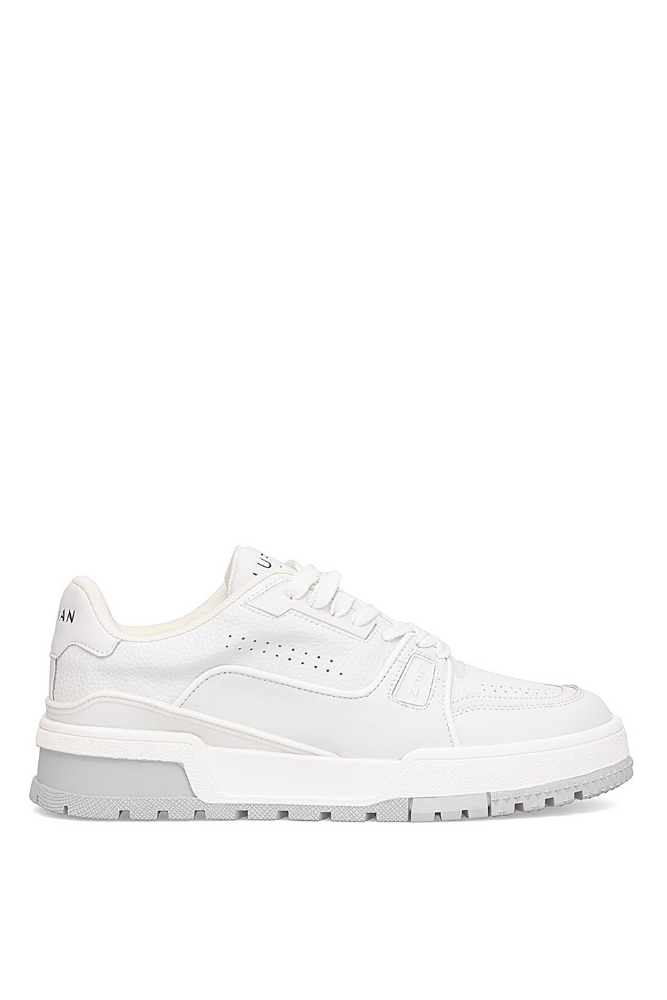 Lufian 112230250 Albert 25K Erkek Hakiki Deri Klasik Sneaker Beyaz