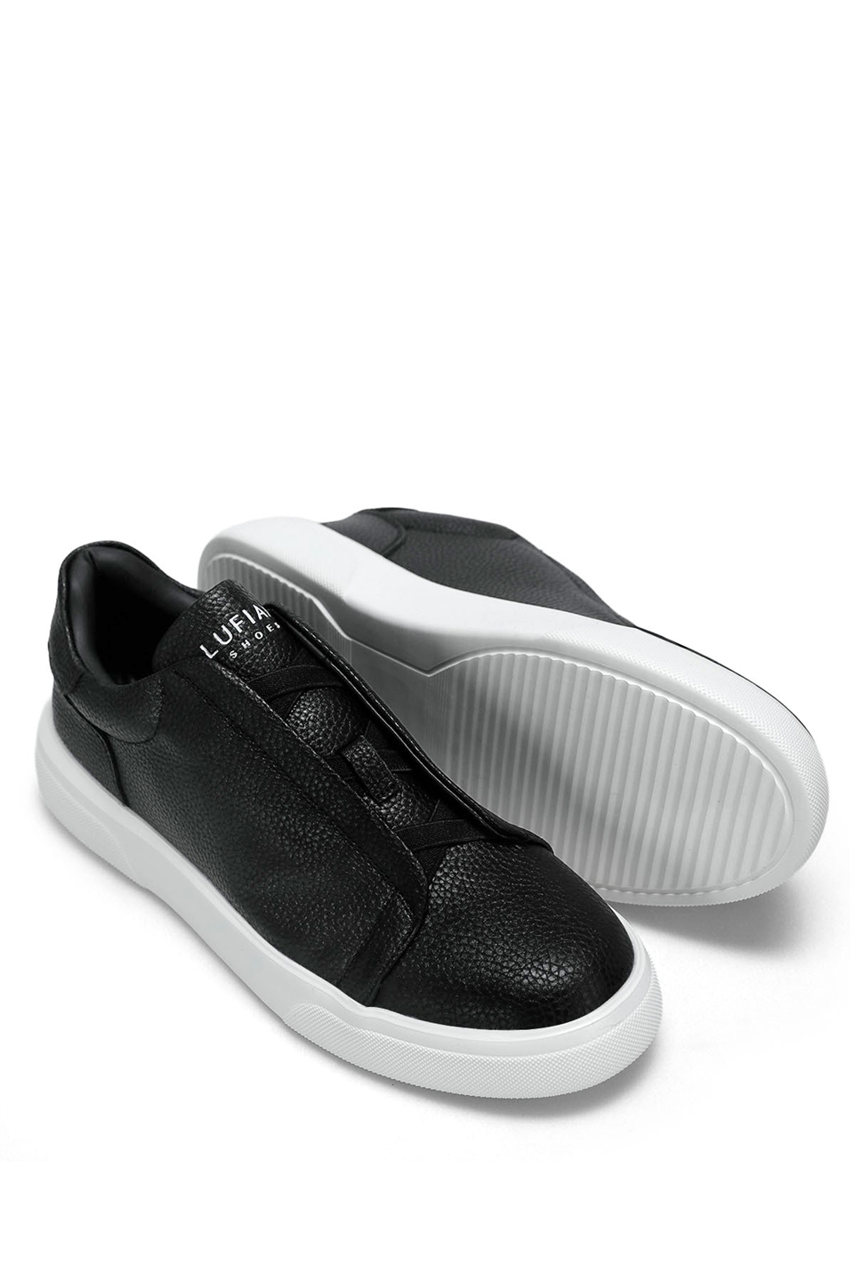 Lufian 112230256 Dante Erkek Hakiki Deri Klasik Sneaker Siyah