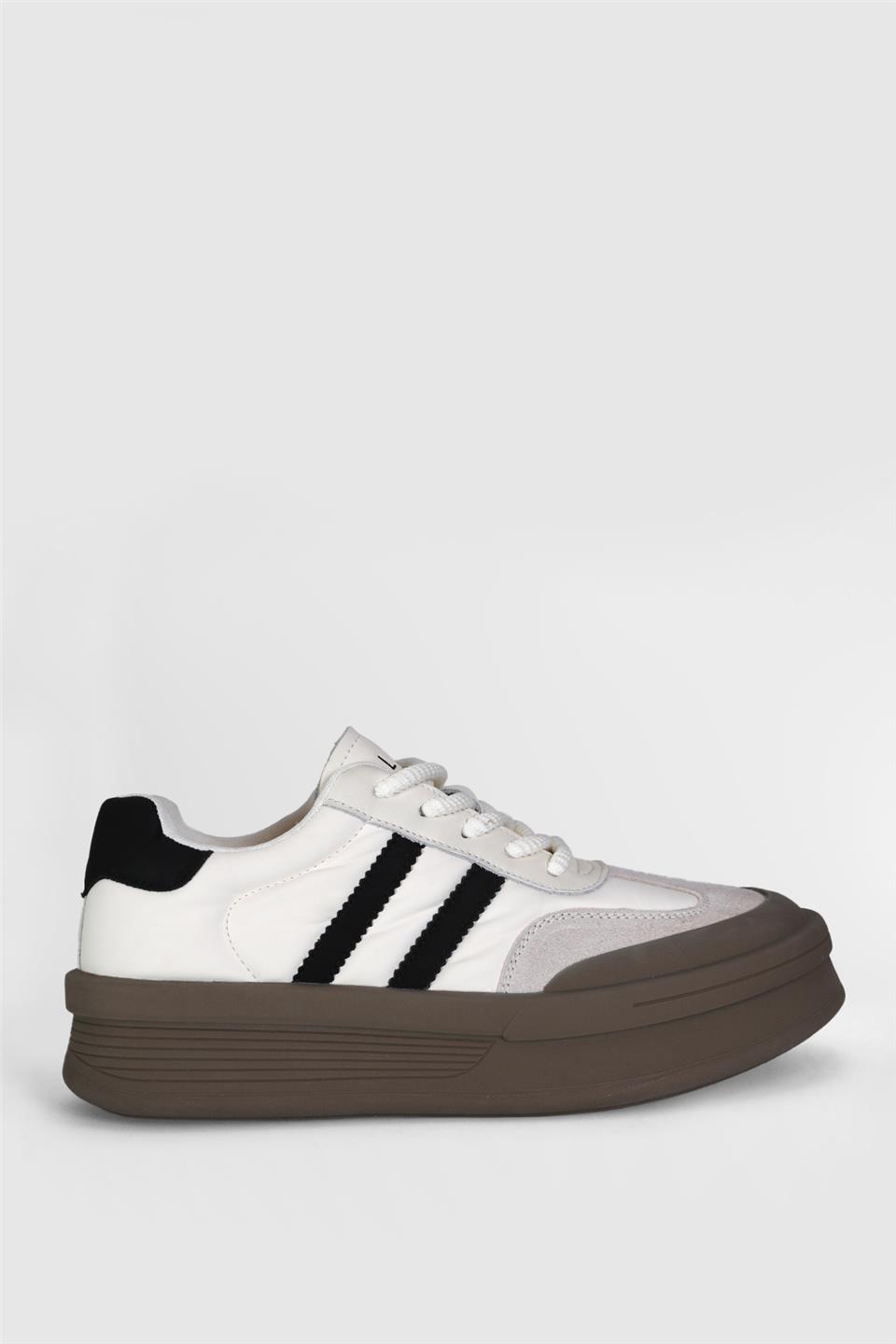 Lufian 121230019 Christina 25K Kadın Hakiki Deri Klasik Sneaker Beyaz