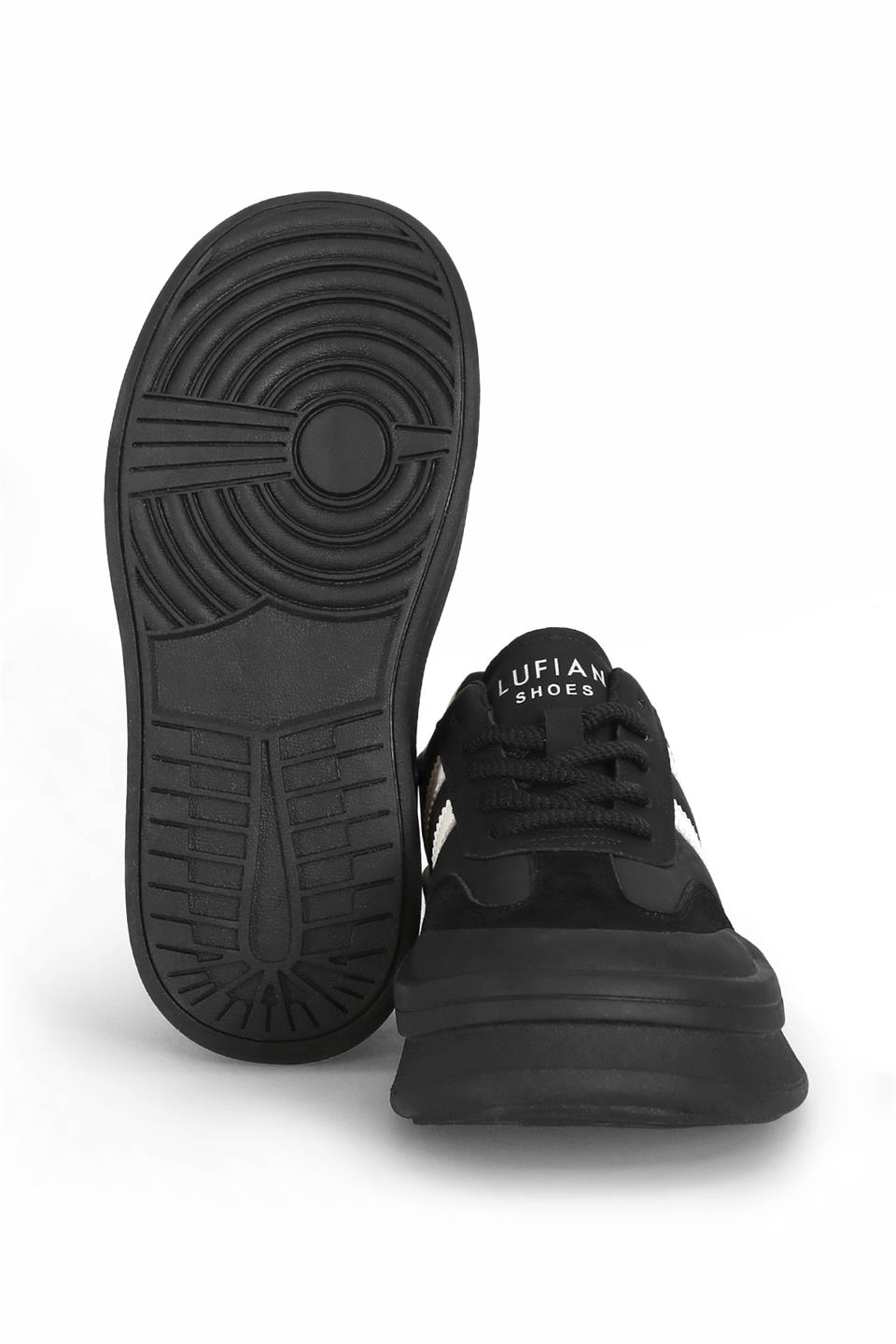 Lufian 121230019 Christina 25K Kadın Hakiki Deri Klasik Sneaker Siyah