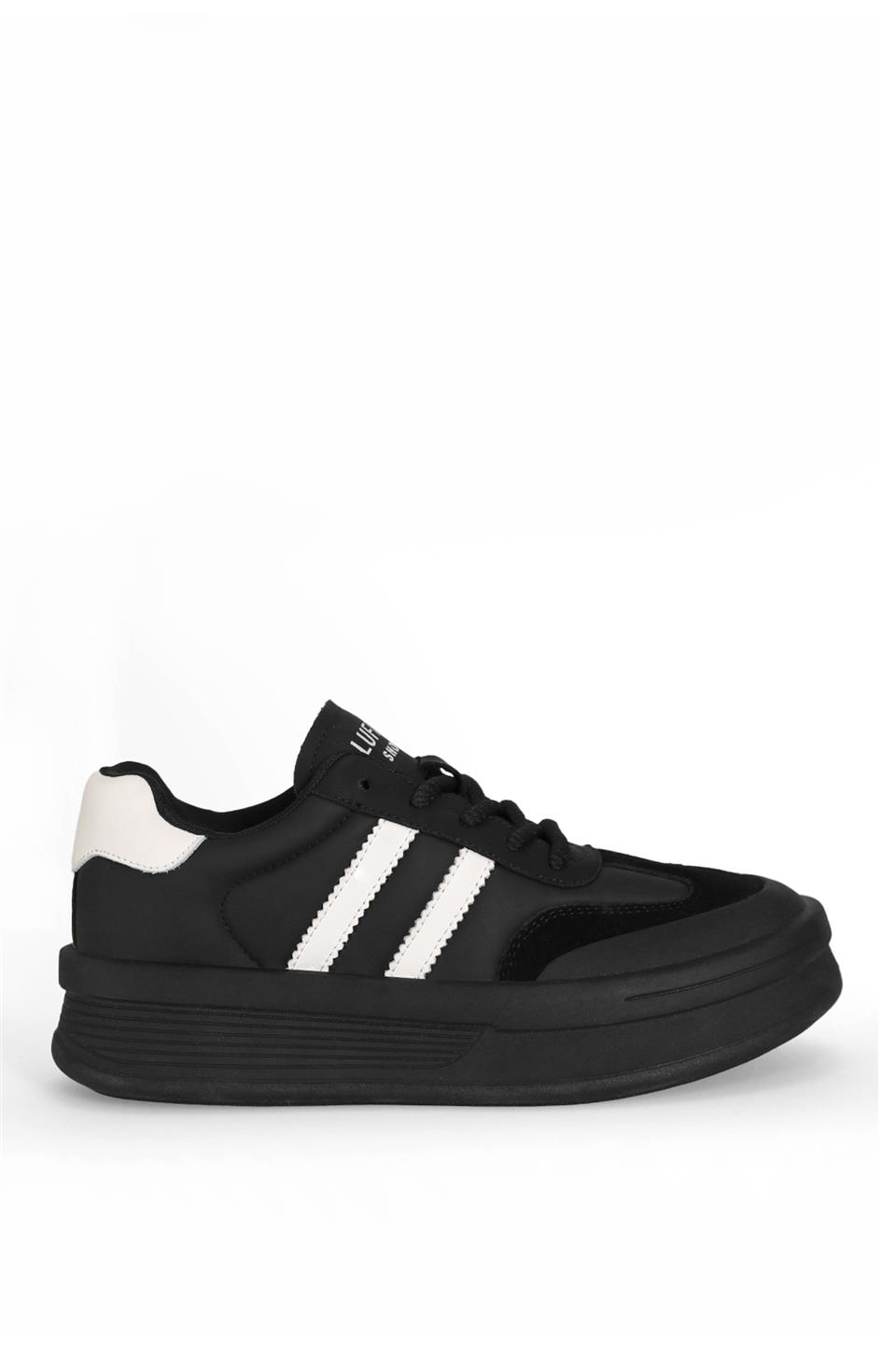 Lufian 121230019 Christina 25K Kadın Hakiki Deri Klasik Sneaker Siyah