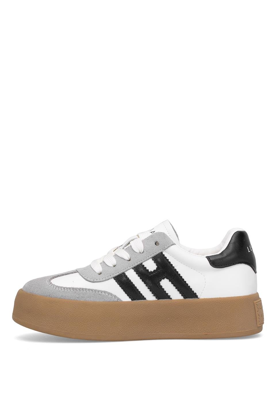 Lufian 121230050 Mira 25K Kadın Hakiki Deri Klasik Sneaker Beyaz