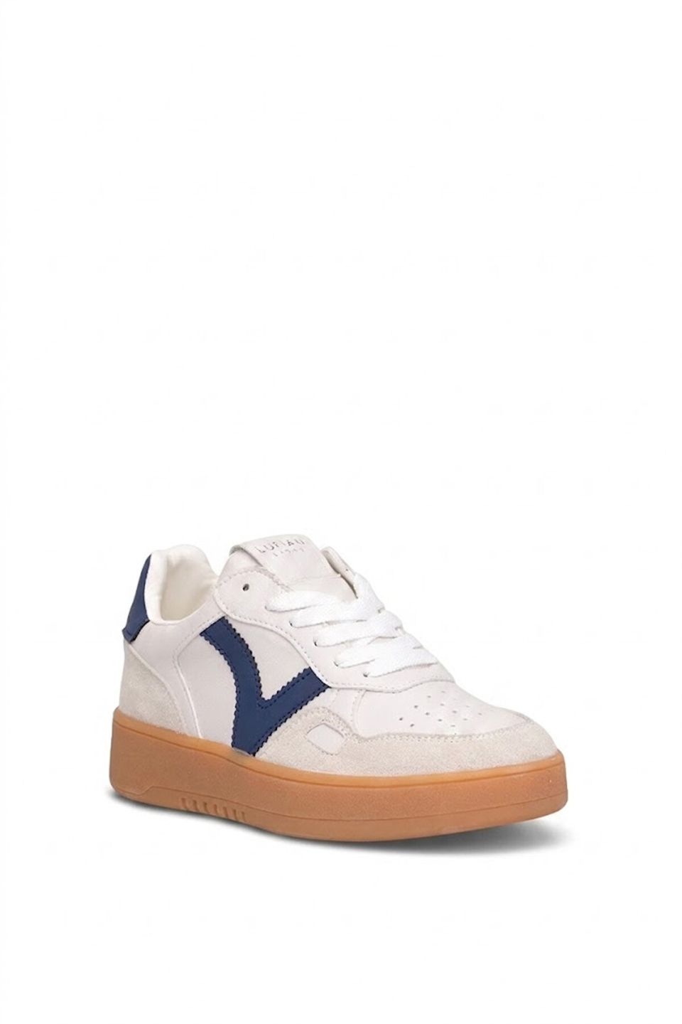 Lufian 121230058 Elsa Kadın Hakiki Deri Klasik Sneaker Lacivert