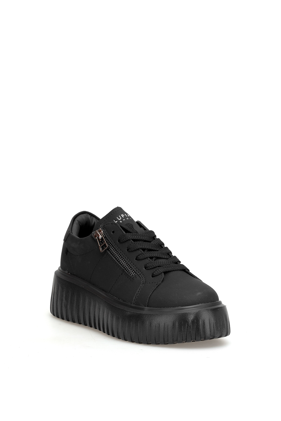 Lufian 121230064 Estel Kadın Hakiki Deri Klasik Sneaker Siyah