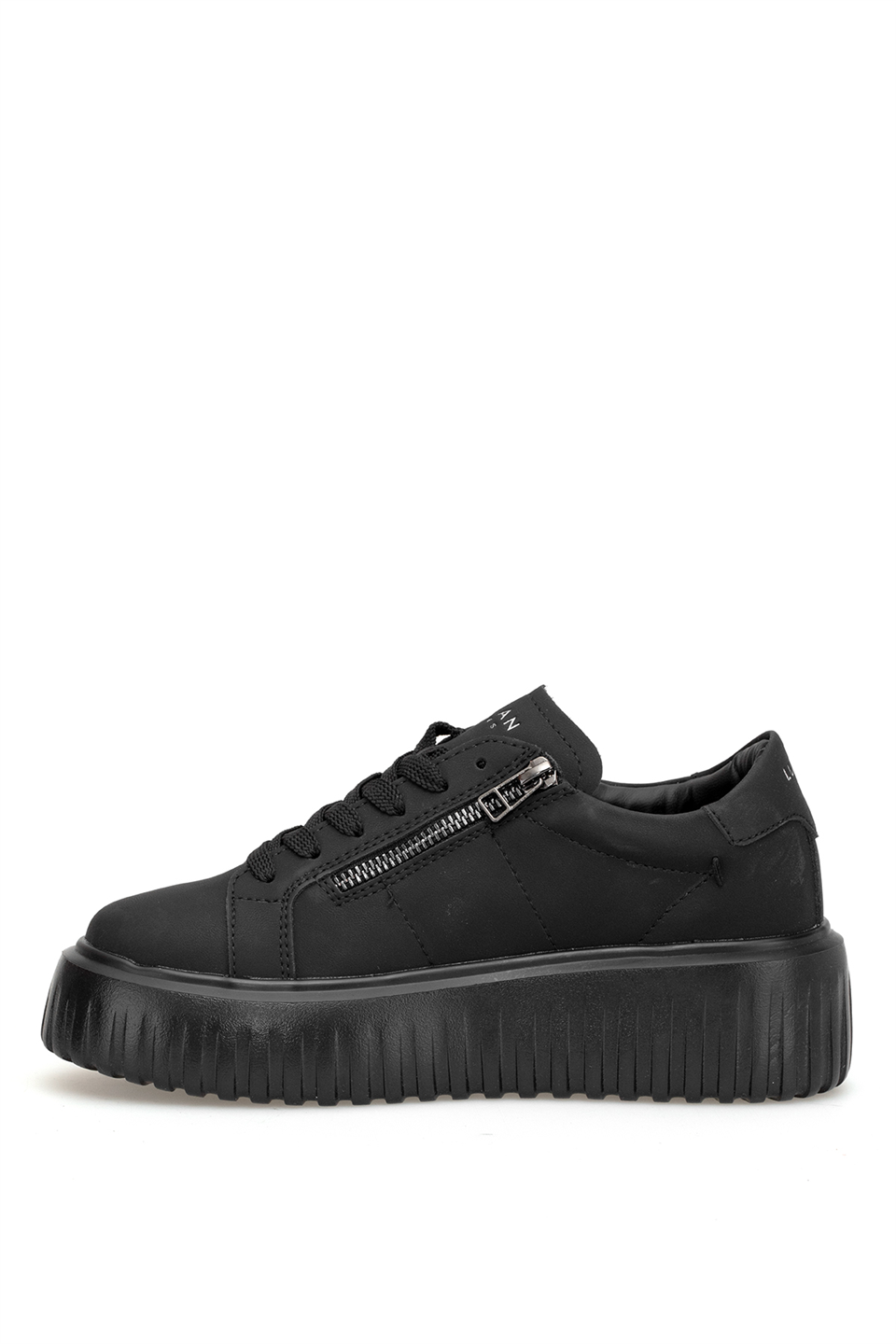 Lufian 121230064 Estel Kadın Hakiki Deri Klasik Sneaker Siyah