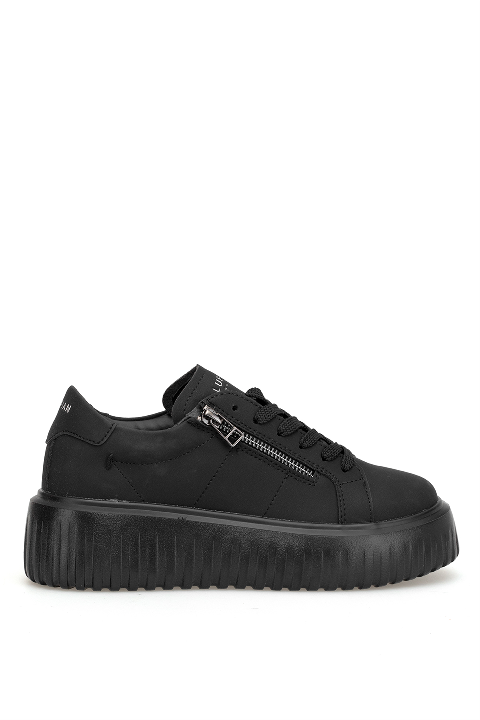 Lufian 121230064 Estel Kadın Hakiki Deri Klasik Sneaker Siyah
