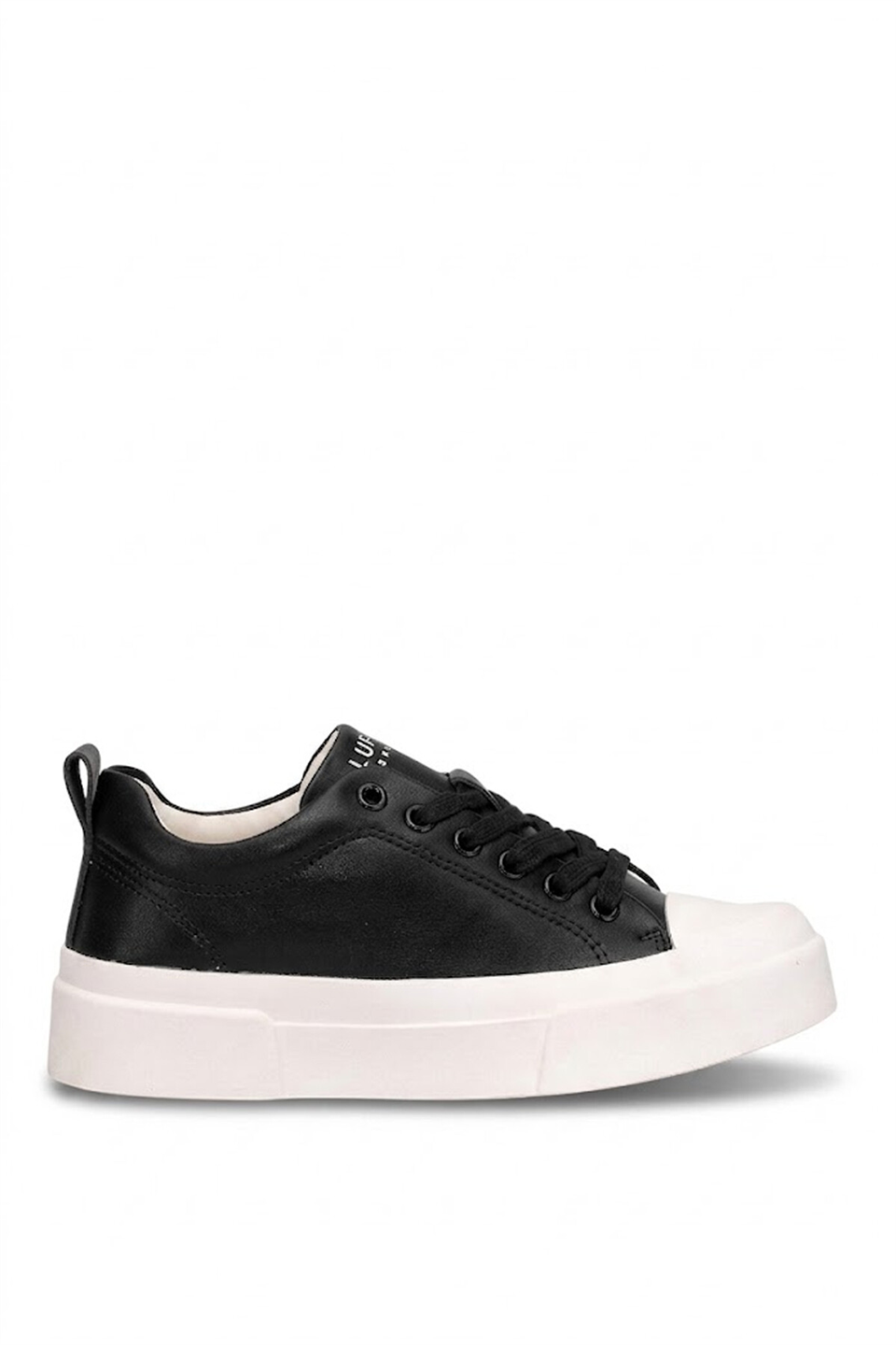 Lufian 121230087 Mia Kadın Hakiki Deri Klasik Sneaker Siyah