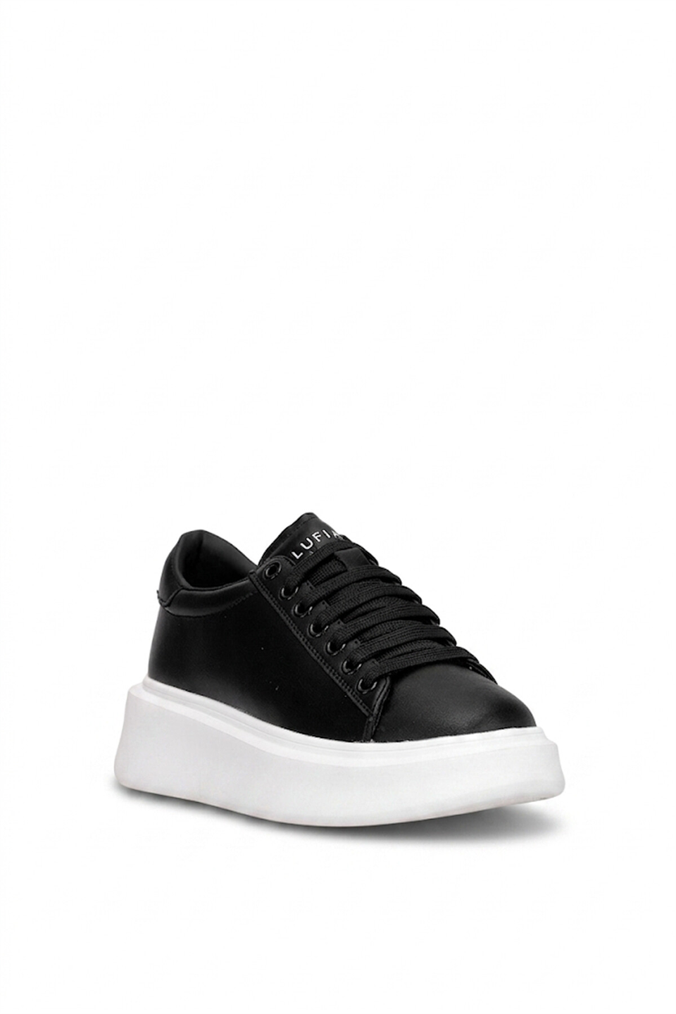 Lufian 121230109 Grace Kadın Hakiki Deri Klasik Sneaker Siyah