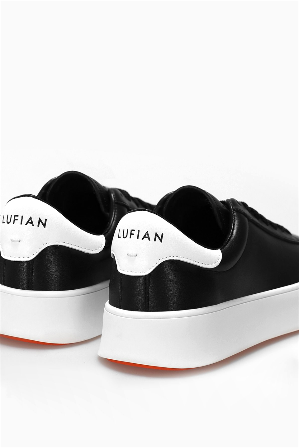 Lufian 122230027 Adel Kadın Hakiki Deri Klasik Sneaker Siyah