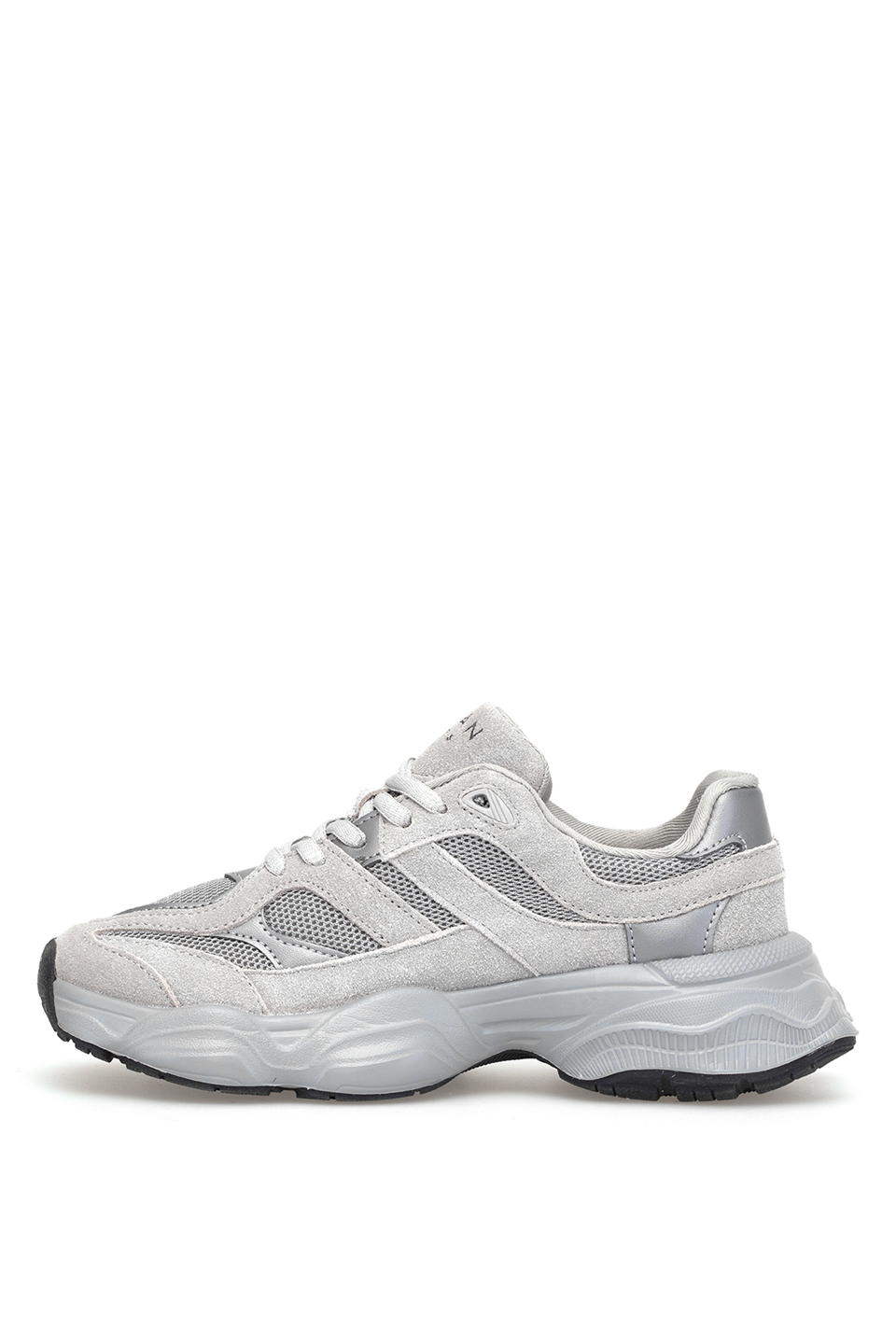Lufian 122230036 Mery Kadın Hakiki Deri Klasik Sneaker Gri