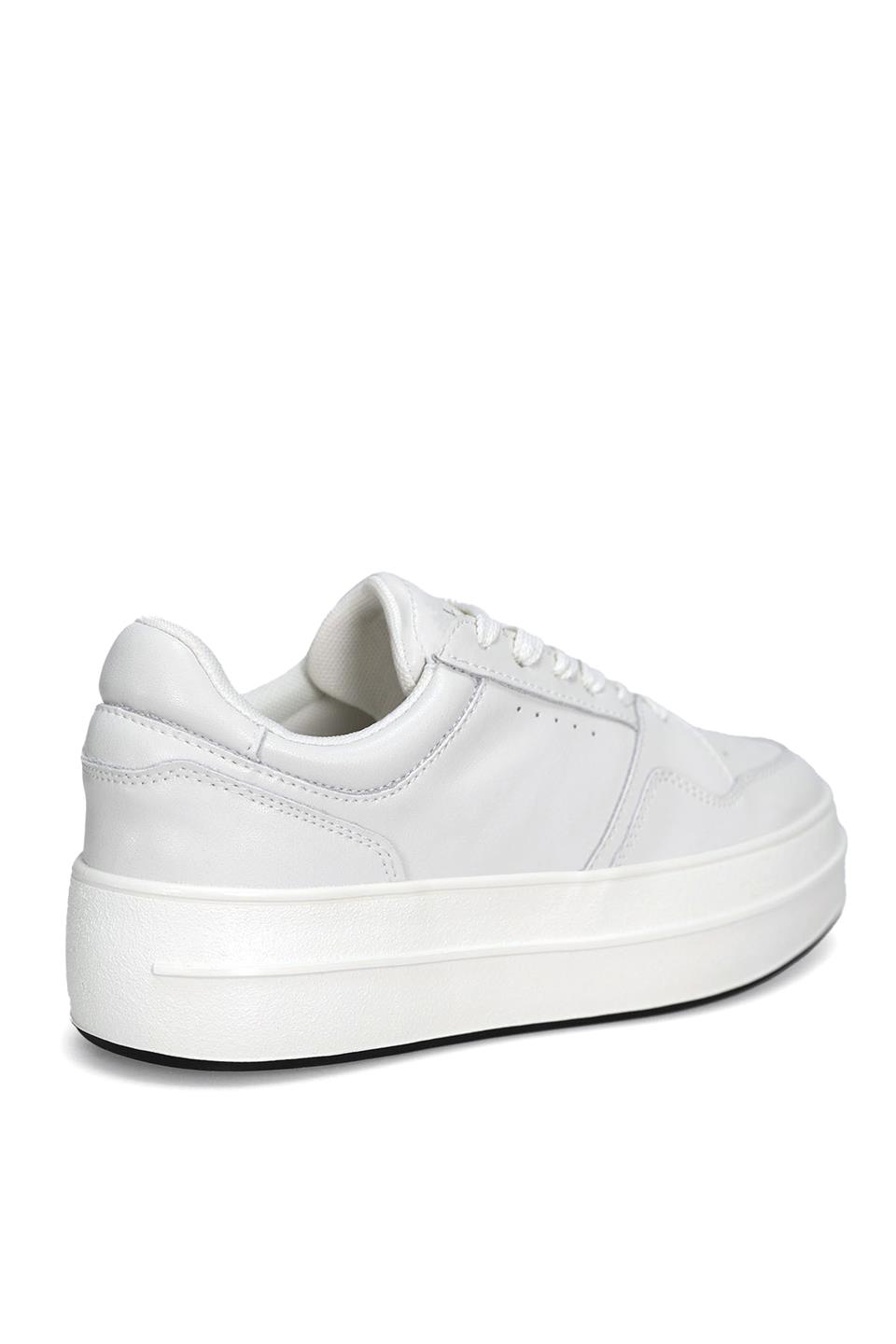 Lufian 122230040 Vanessa Kadın Hakiki Deri Klasik Sneaker Beyaz