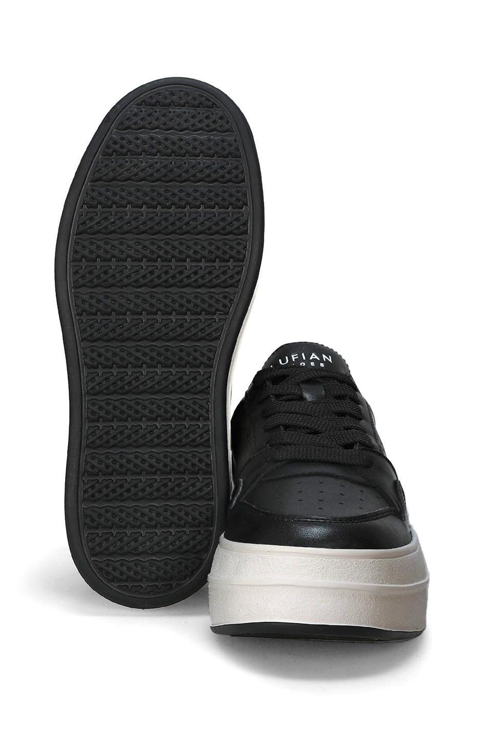 Lufian 122230040 Vanessa Kadın Hakiki Deri Klasik Sneaker Siyah