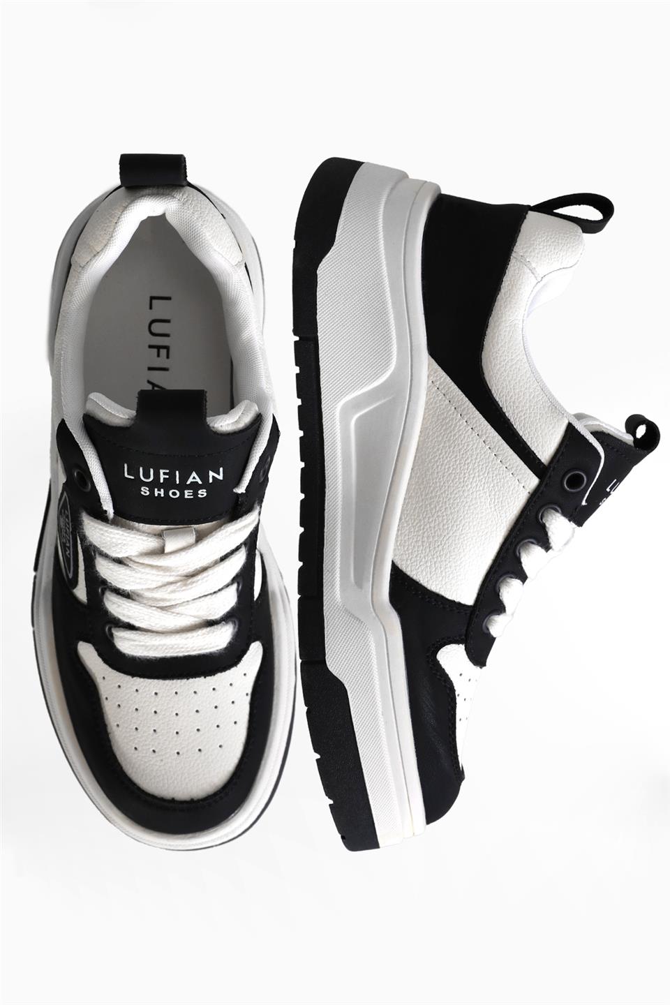 Lufian 122230050 Jennifer Kadın Hakiki Deri Klasik Sneaker Siyah