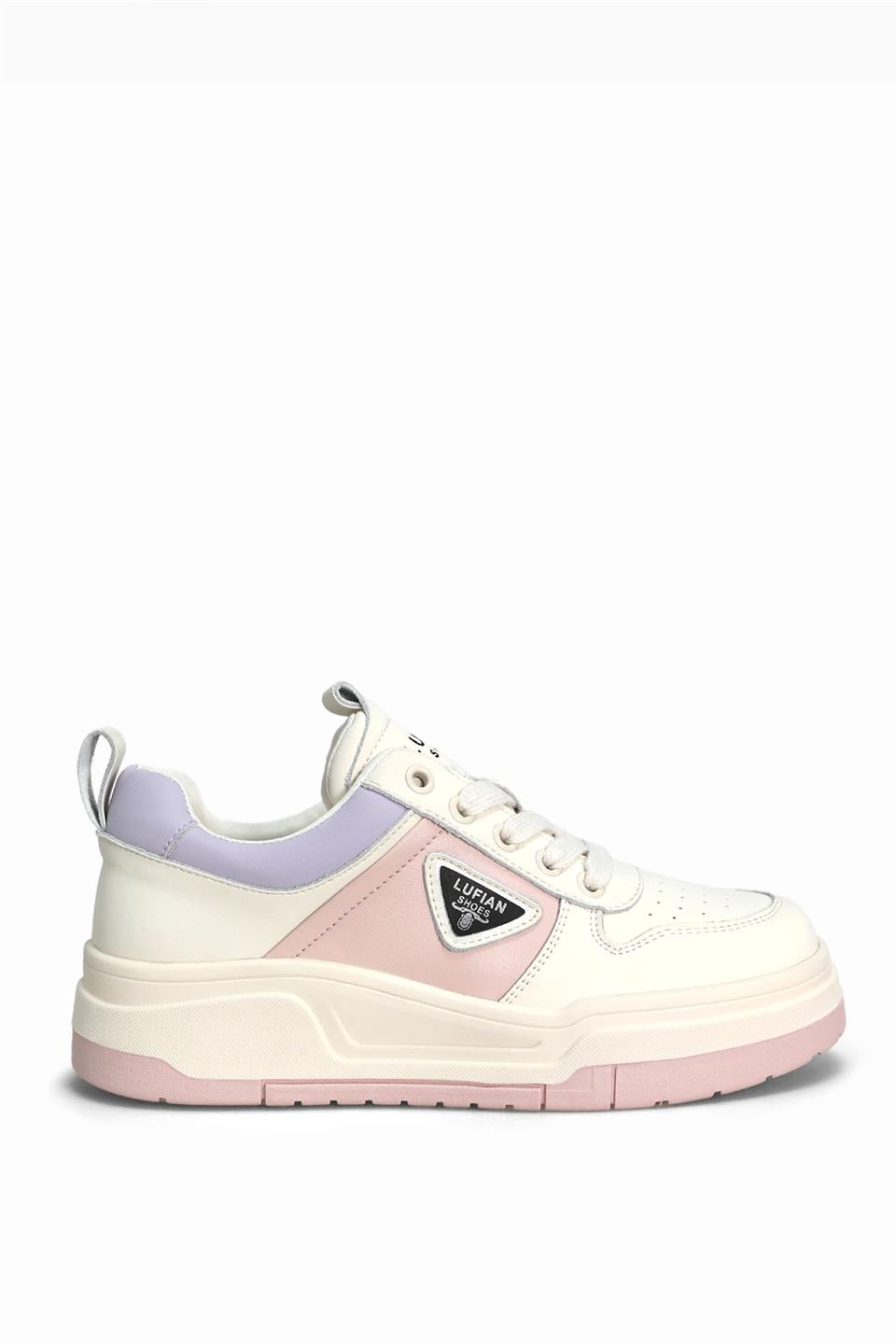 Lufian 122230050 Jennifer Kadın Hakiki Deri Klasik Sneaker Pembe