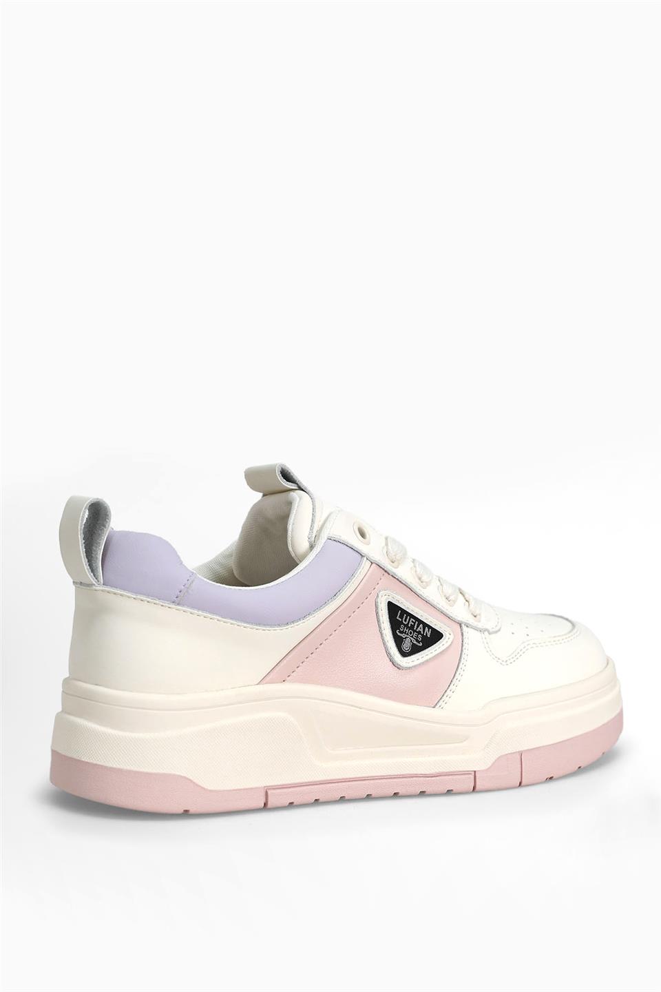 Lufian 122230050 Jennifer Kadın Hakiki Deri Klasik Sneaker Pembe