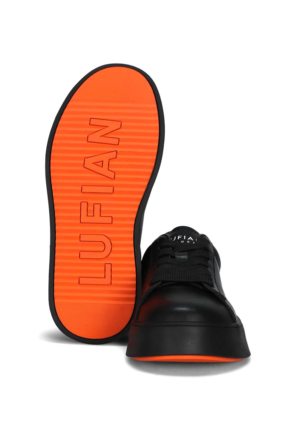 Lufian 122230051 Adel Kadın Hakiki Deri Klasik Sneaker Siyah