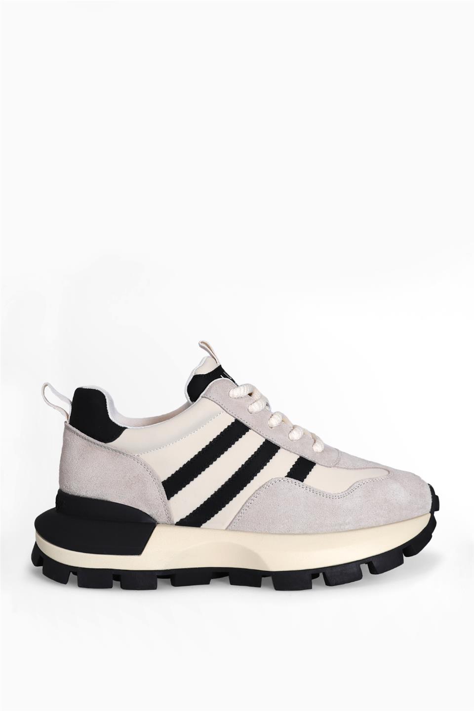 Lufian 122230053 Tatum Kadın Hakiki Deri Klasik Sneaker Beyaz