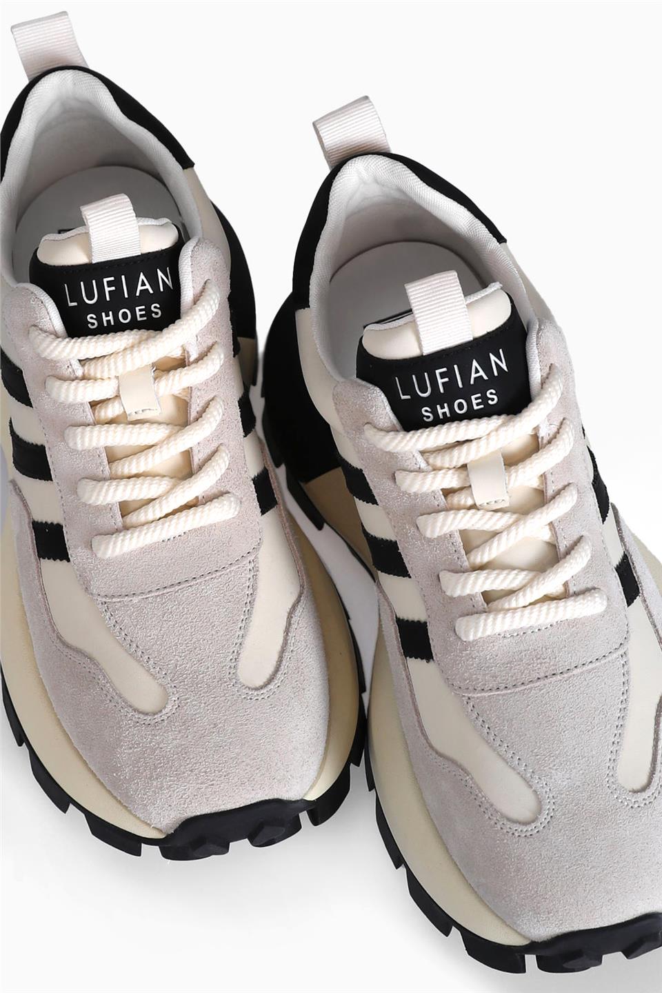 Lufian 122230053 Tatum Kadın Hakiki Deri Klasik Sneaker Beyaz