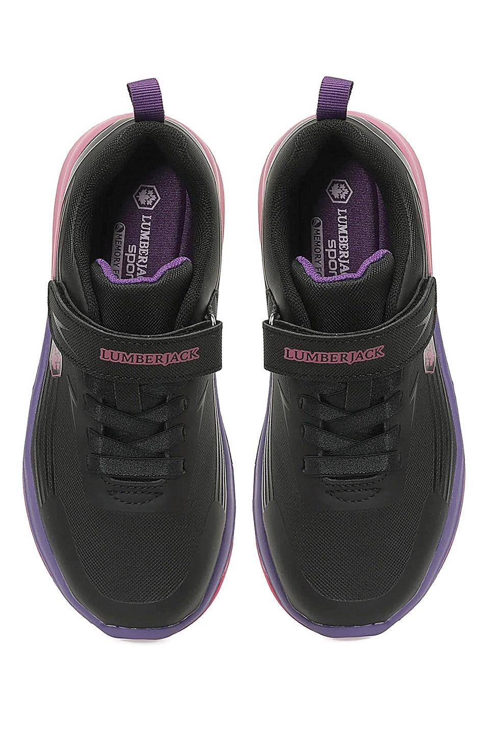 Lumberjack A102015753 5W Hermosa 5PR Kız Çocuk Yürüyüş Ayakkabısı Siyah - Fuşya
