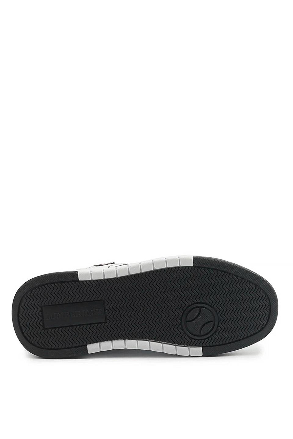 Lumberjack A102021848 5W Sempre 5PR Kadın Klasik Sneaker Beyaz - Siyah