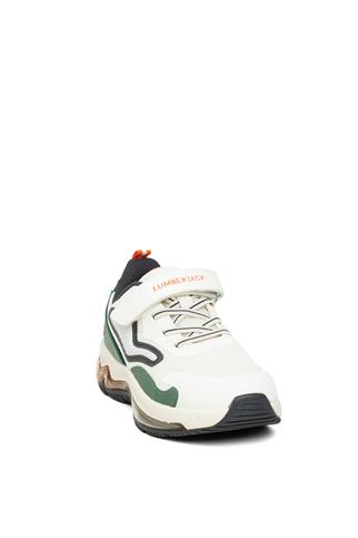 Lumberjack 101509836 Vittoria Kız Çocuk Koşu Ayakk Beyaz - Turuncu