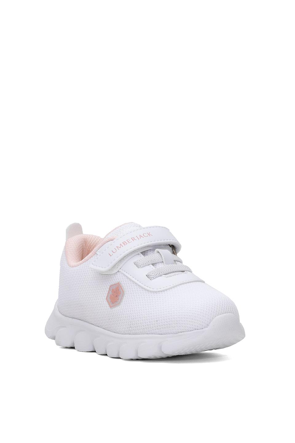 Lumberjack 101941290 5M First 5FX Bebe Kız Çocuk Koşu Ayakkabısı Beyaz - Pudra