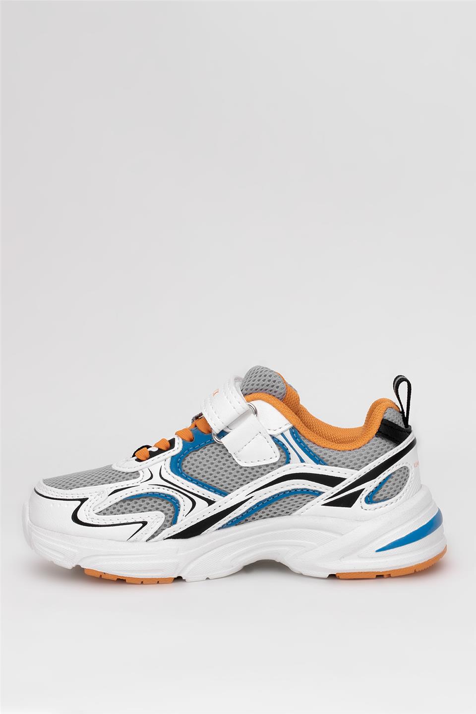 Lumberjack 101941671 5M Bulk 5FX Patik Erkek Çocuk Sneaker Beyaz - Turuncu