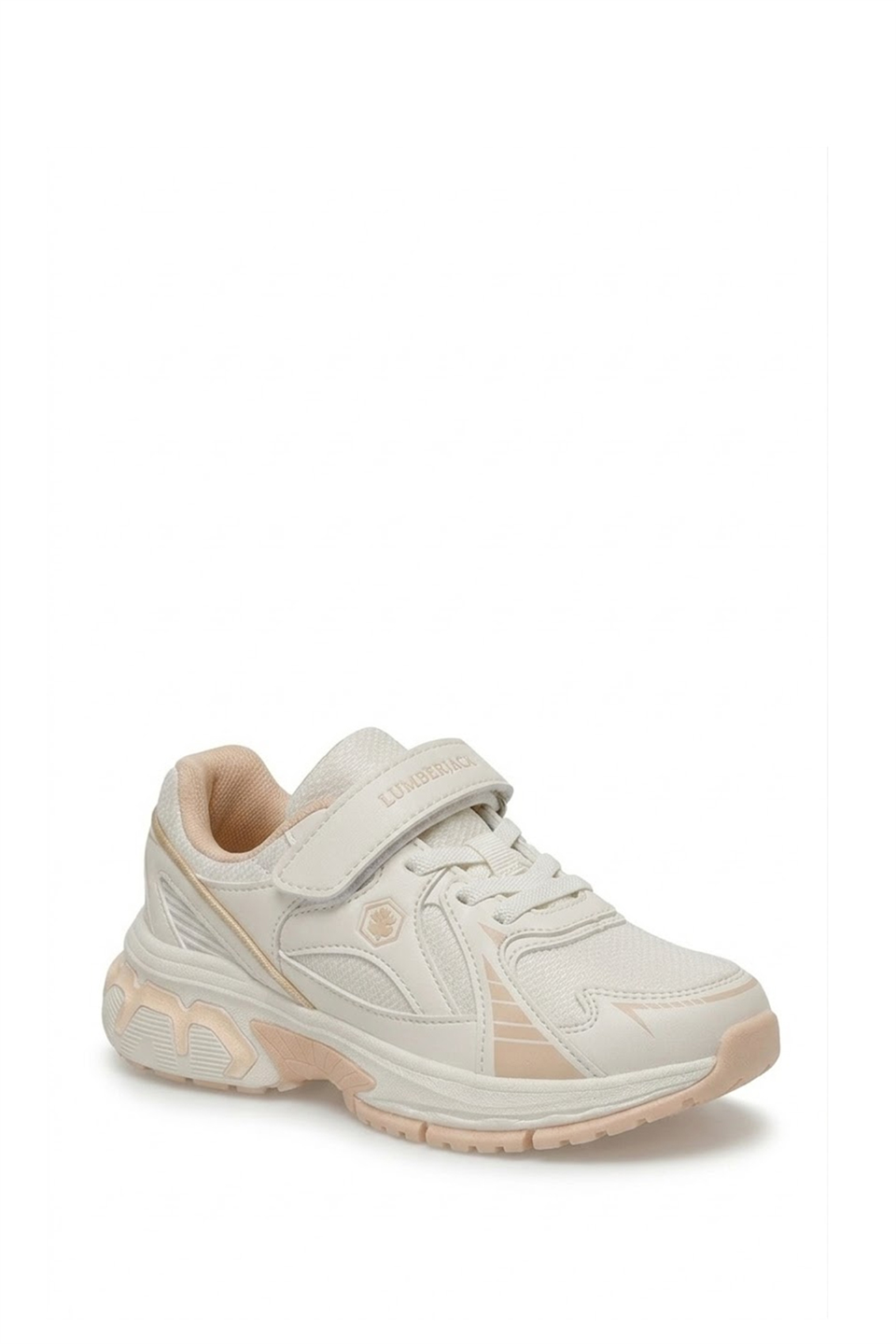 Lumberjack 102155877 6M Redeka 6FX Kız Çocuk Klasik Sneaker Kırık Beyaz