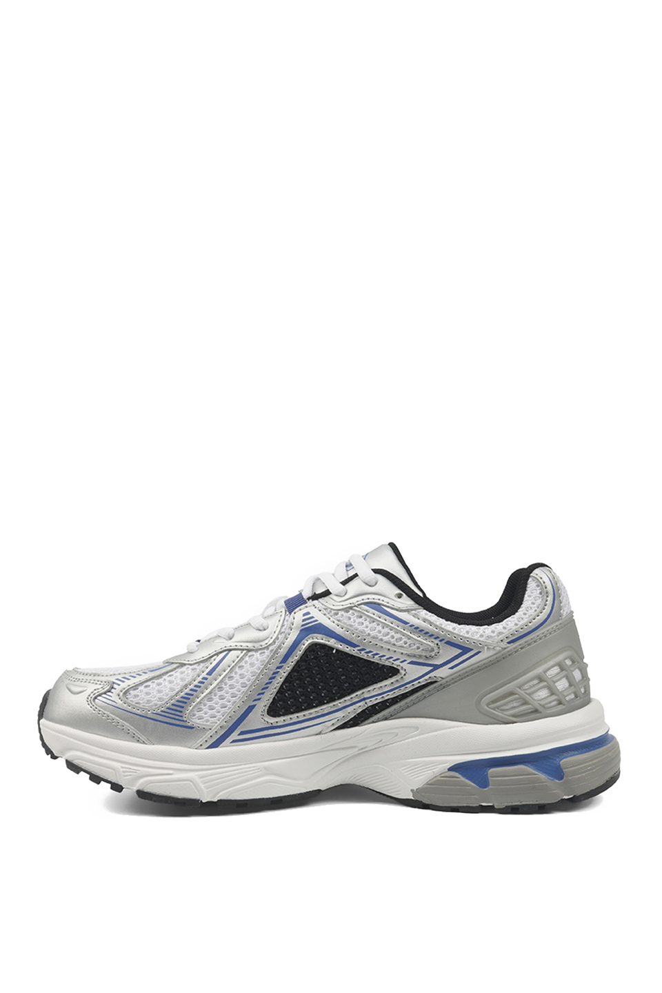 Lumberjack 102202870 6M Keroka 6FX Erkek Klasik Sneaker Beyaz - Mavi