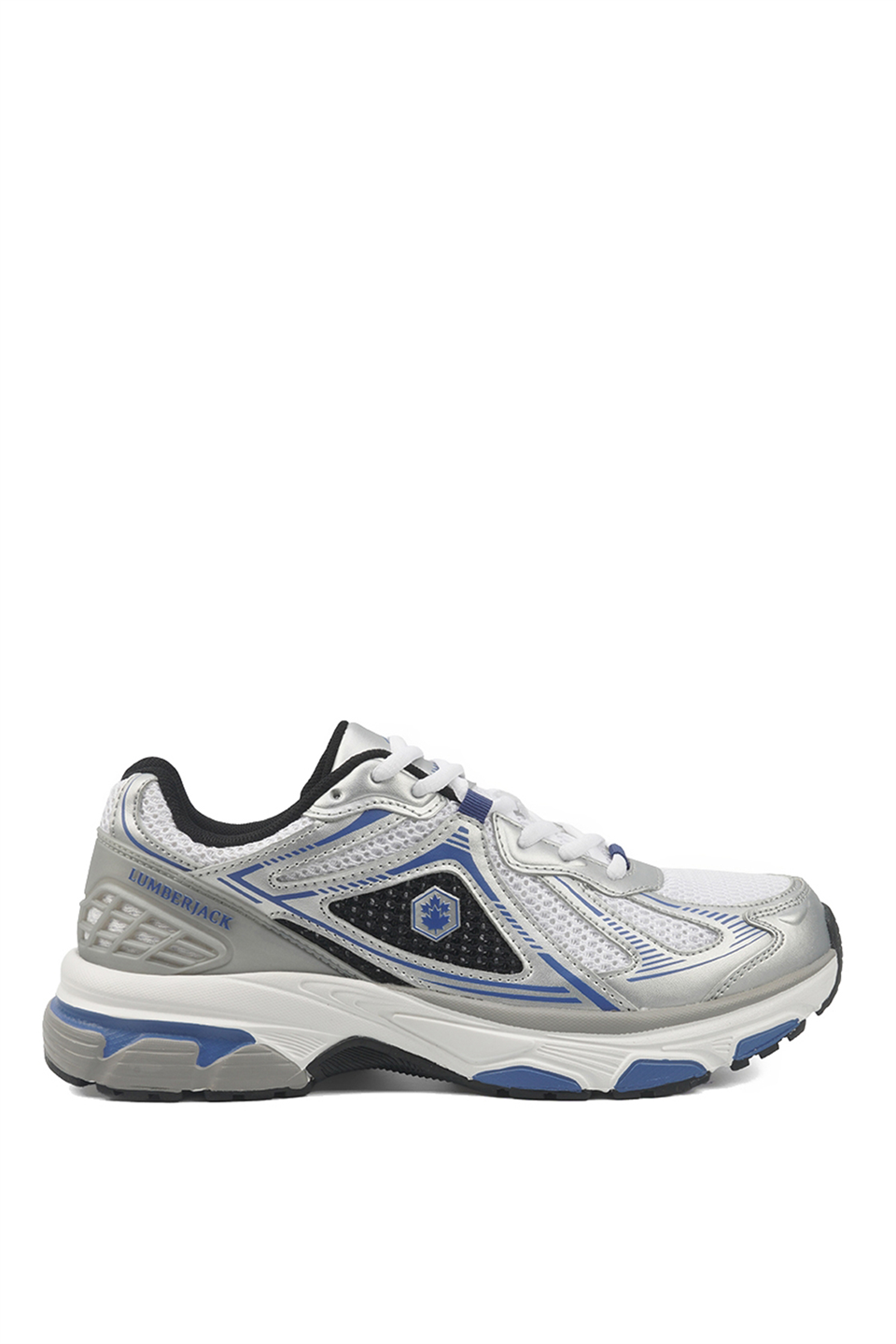 Lumberjack 102202870 6M Keroka 6FX Erkek Klasik Sneaker Beyaz - Mavi