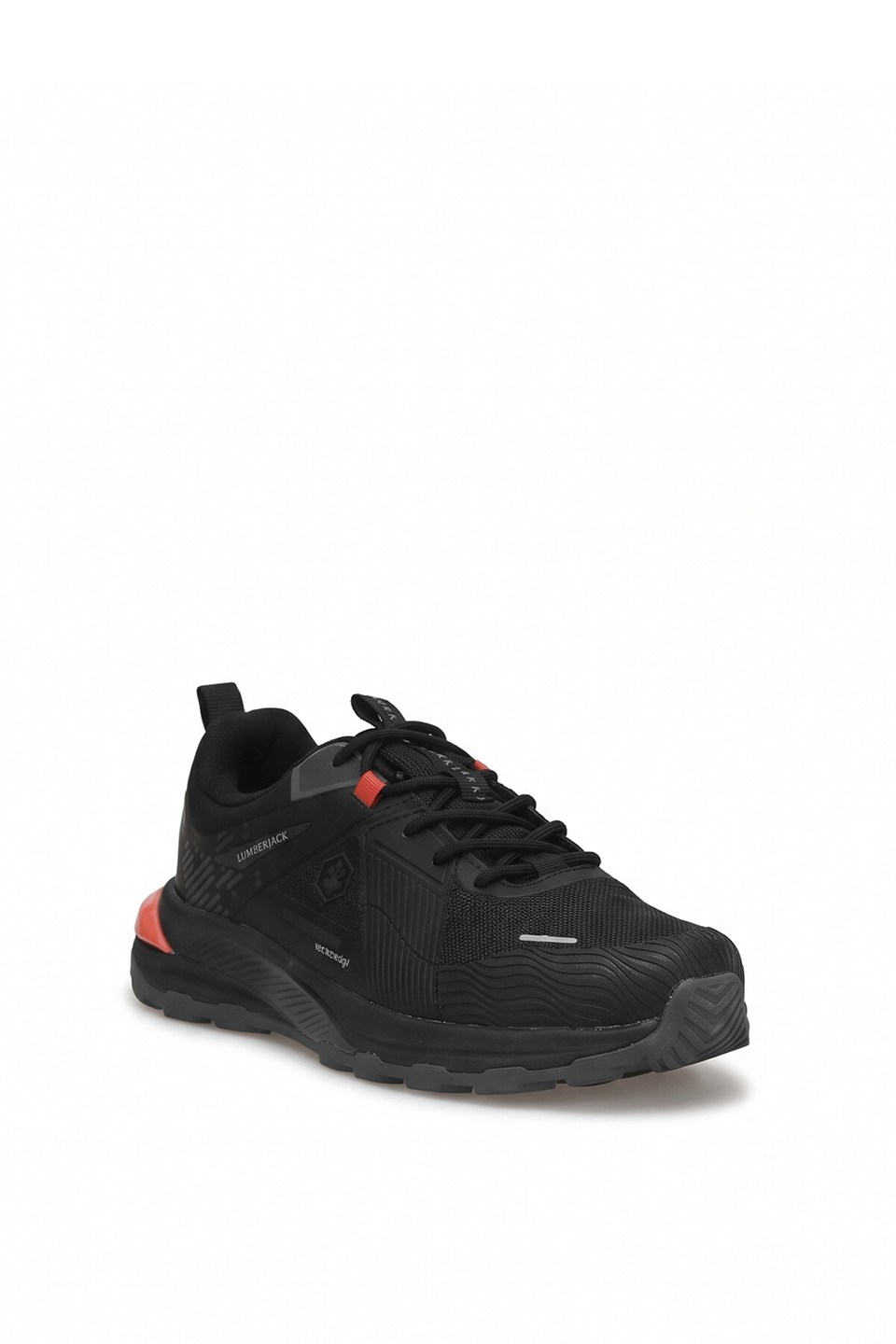 Lumberjack 102695381 6W Tundra 6PR Erkek Outdoor Ayakkabı Siyah - Kırmızı