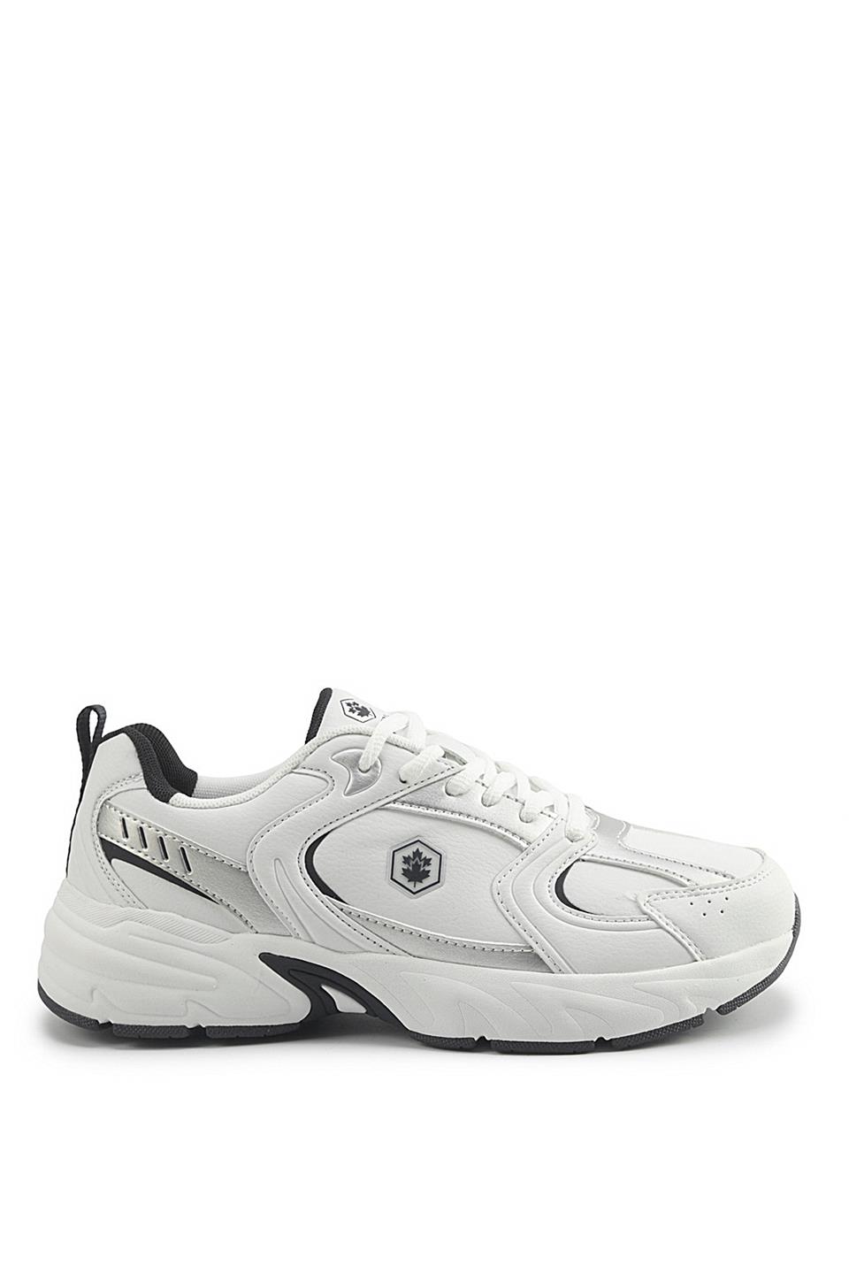 Lumberjack A102015968 5W Pol Wmn Pu 5PR Kadın Klasik Sneaker Beyaz - Lacivert