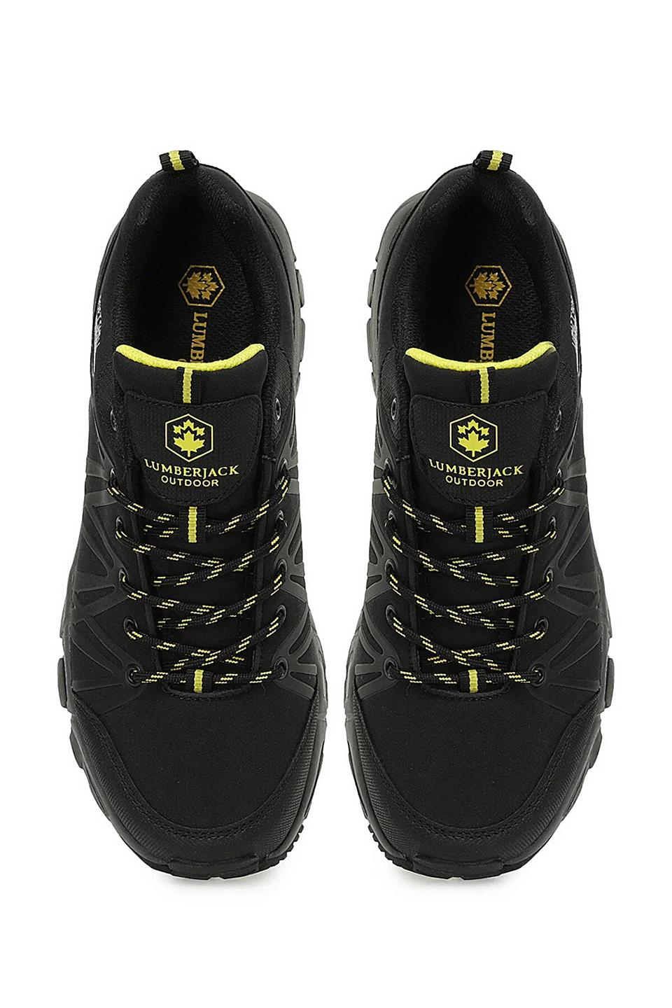 Lumberjack A102019270 5W Shell 5PR Erkek Outdoor Ayakkabı Siyah - Sarı