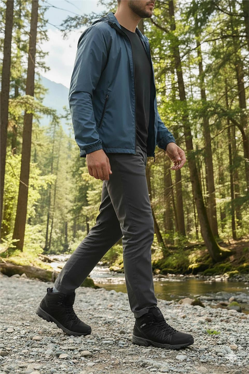 Lumberjack A102019273 5W Shell Hi 5PR Erkek Outdoor Bot Siyah